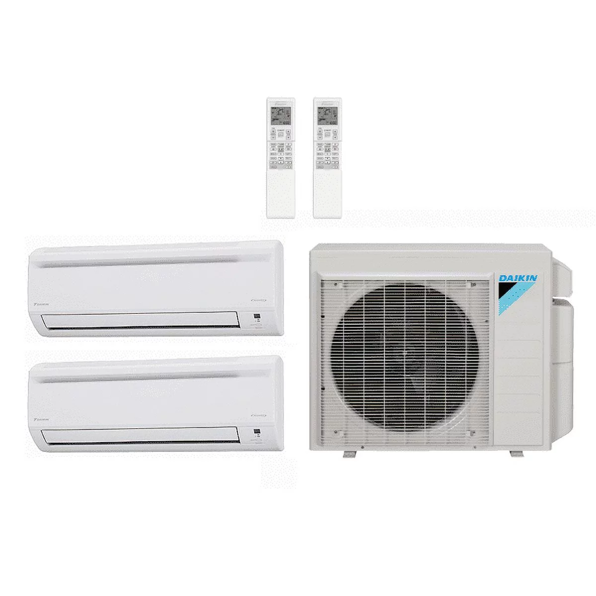 Daikin 2-Zone Ductless Mini Split Heat Pump System