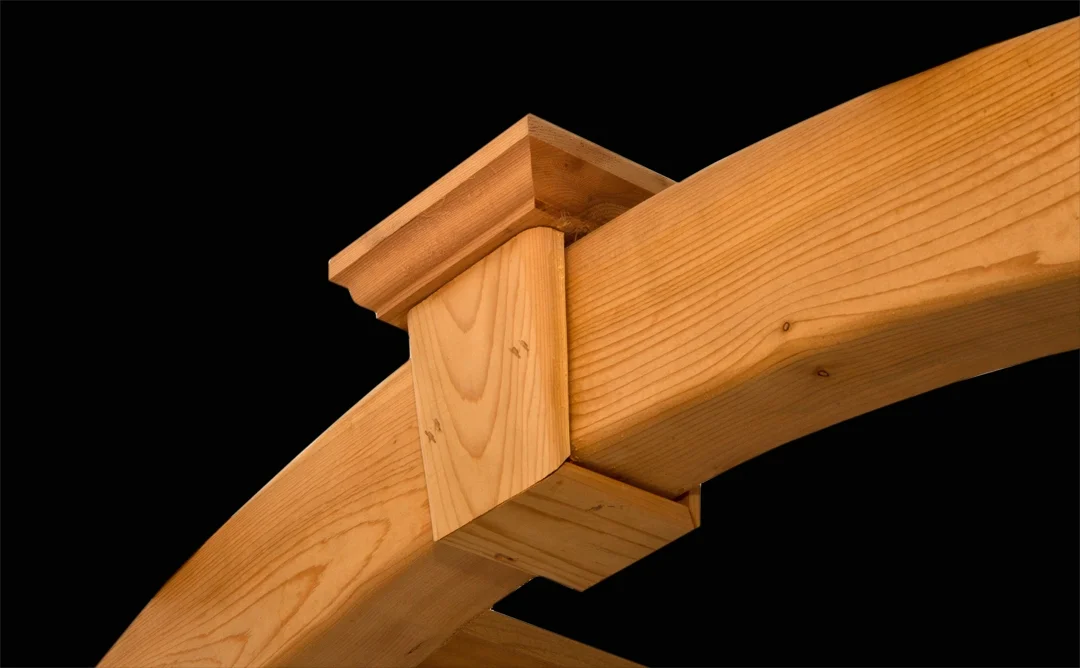 Vita 47 in L x 24 in W x 89 in H Rosewood Cedar Arbor, Golden Brown, VA68894