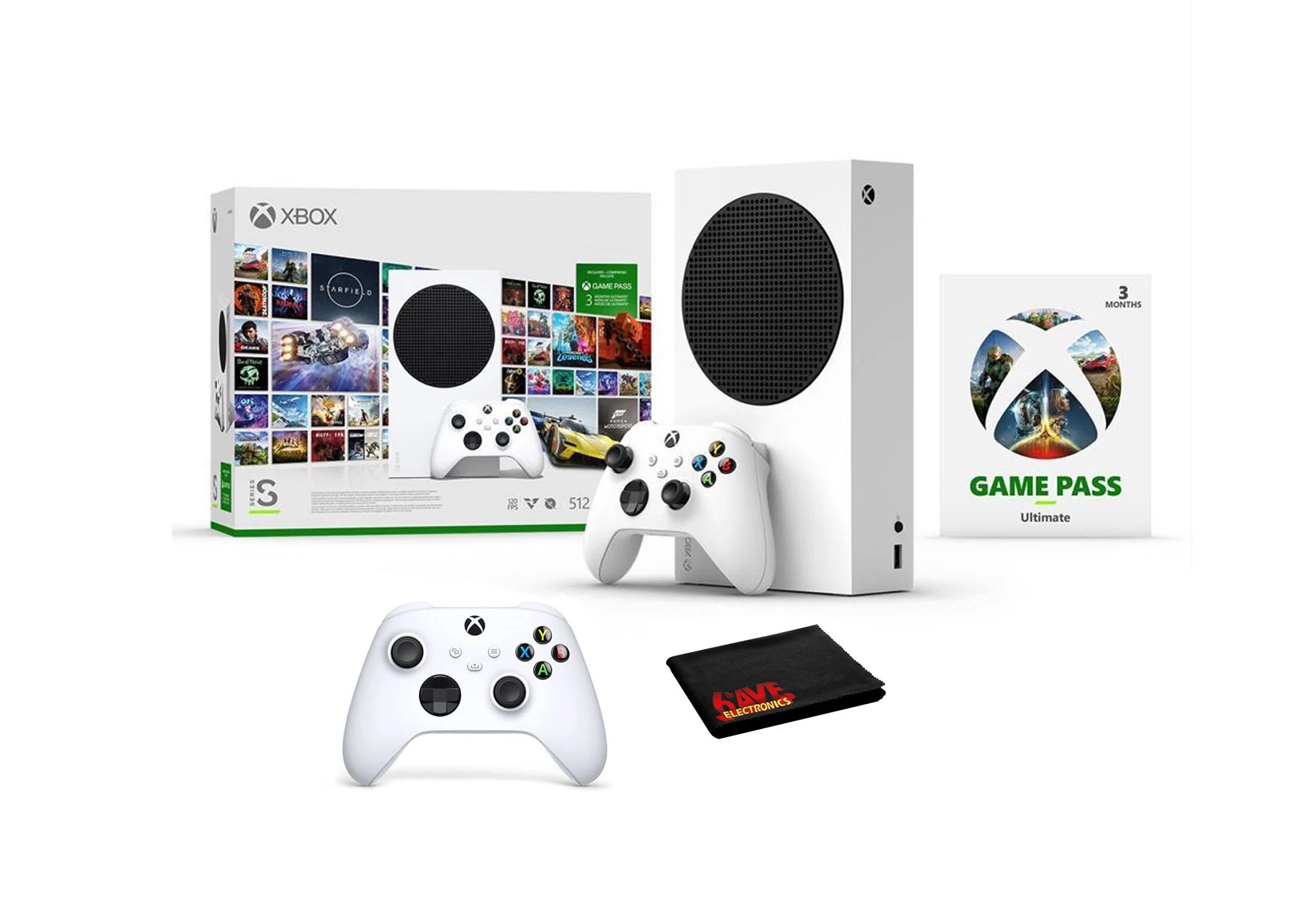 Xbox Series S 512GB Gaming Console Bundle with Extra X box Wireless Controller