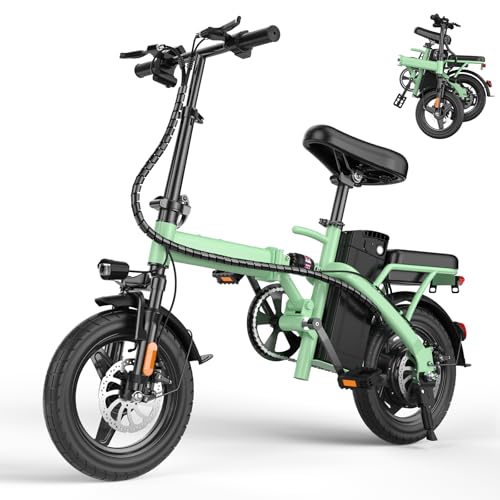 E14 Electric Bike for Adults 500W Motor, Folding Ebike 14