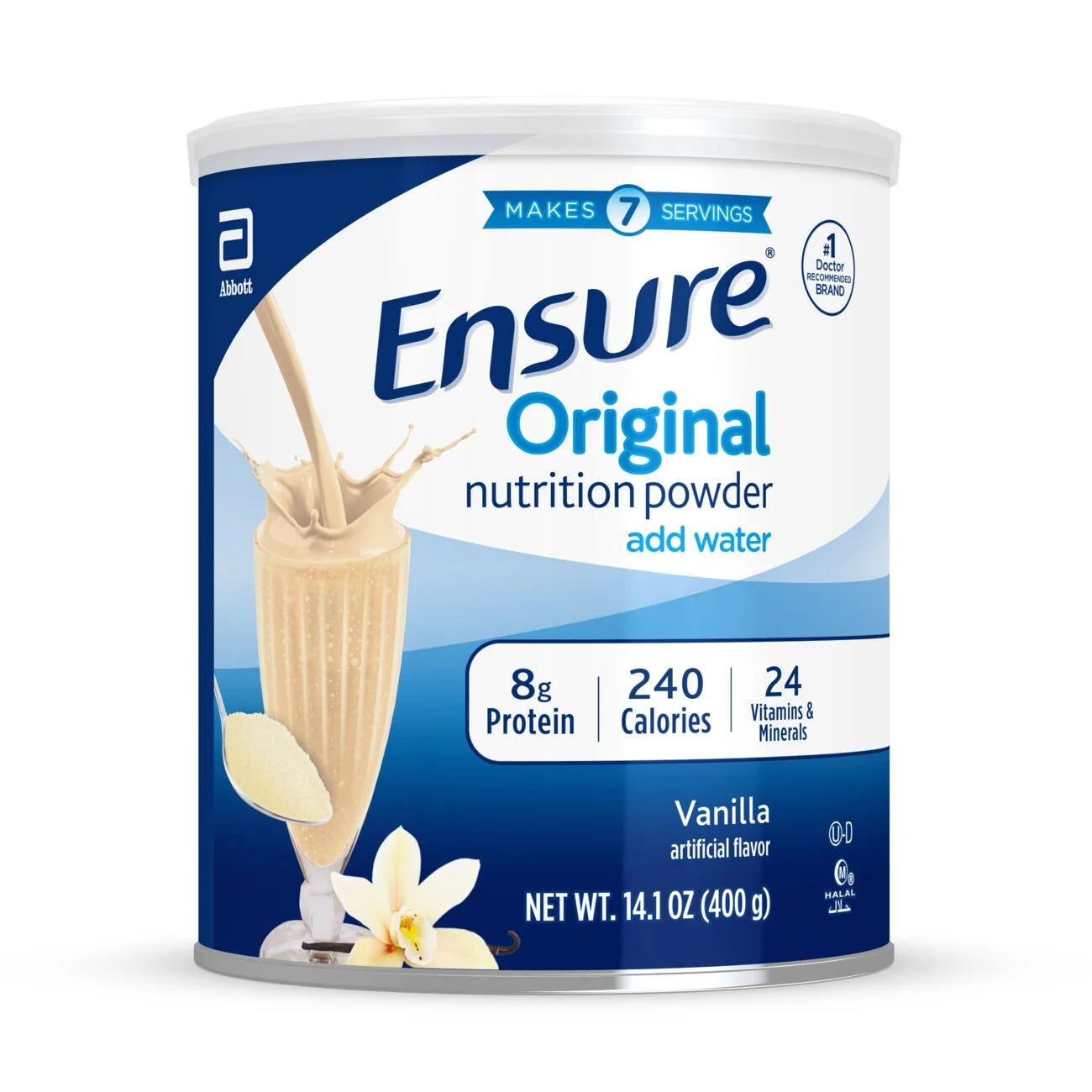 Ensure Original Nutrition Powder, Vanilla, 14.1 oz, 1 Count
