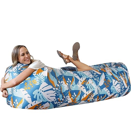 WEKAPO Inflatable Lounger Air Sofa Hammock-Portable,Water Proof& Anti-Air Leaking Design-Ideal Couch for Backyard Beach Traveling Camping Picnics & Music Festivals