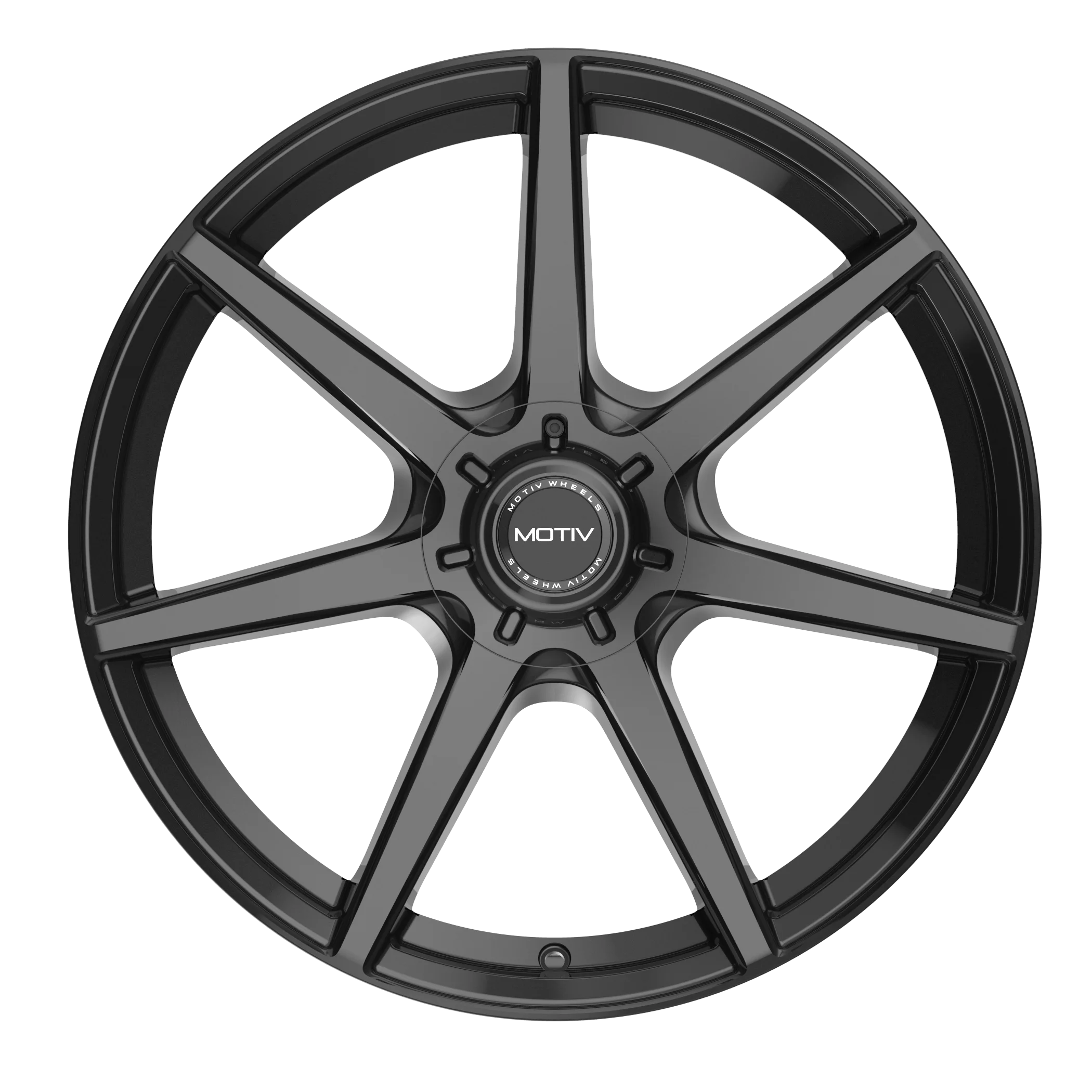 Motiv 17x7.5 5X4.50 432B Rigor Black Wheel Rim