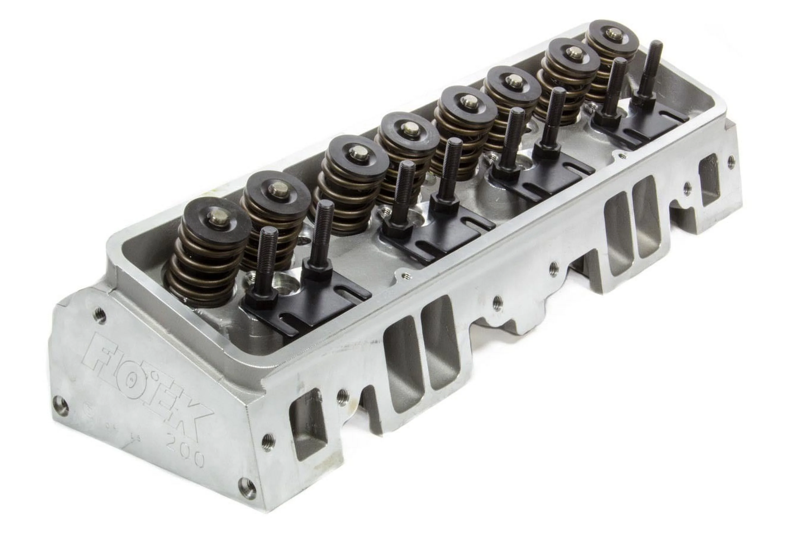 Flo Tek Heads 101 505 Engine Cylinder Head (Cylinder Head Sbc Angle Assembled)