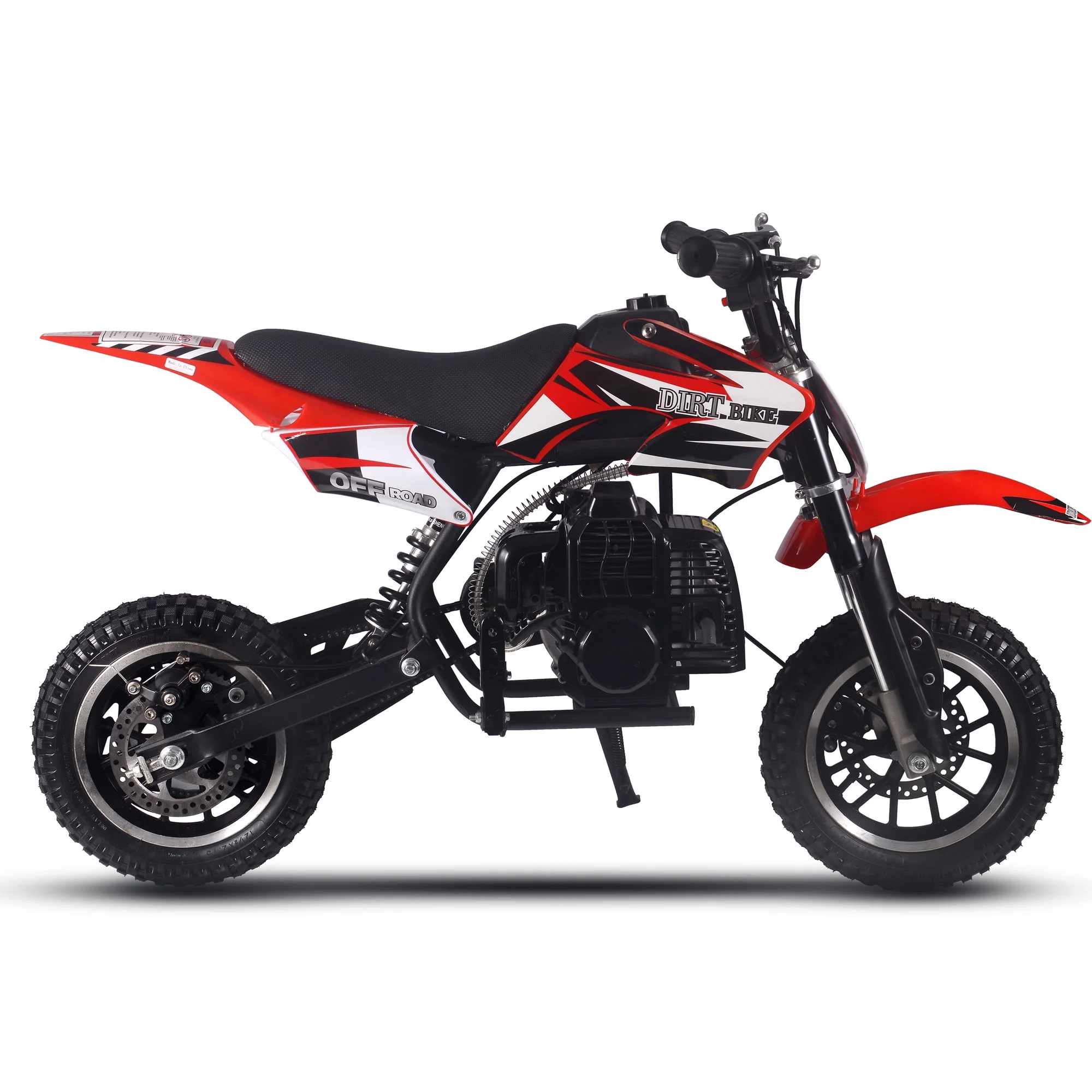 MotoTec DB-01 50cc 2-Stroke Kids Gas Dirt Bike Red