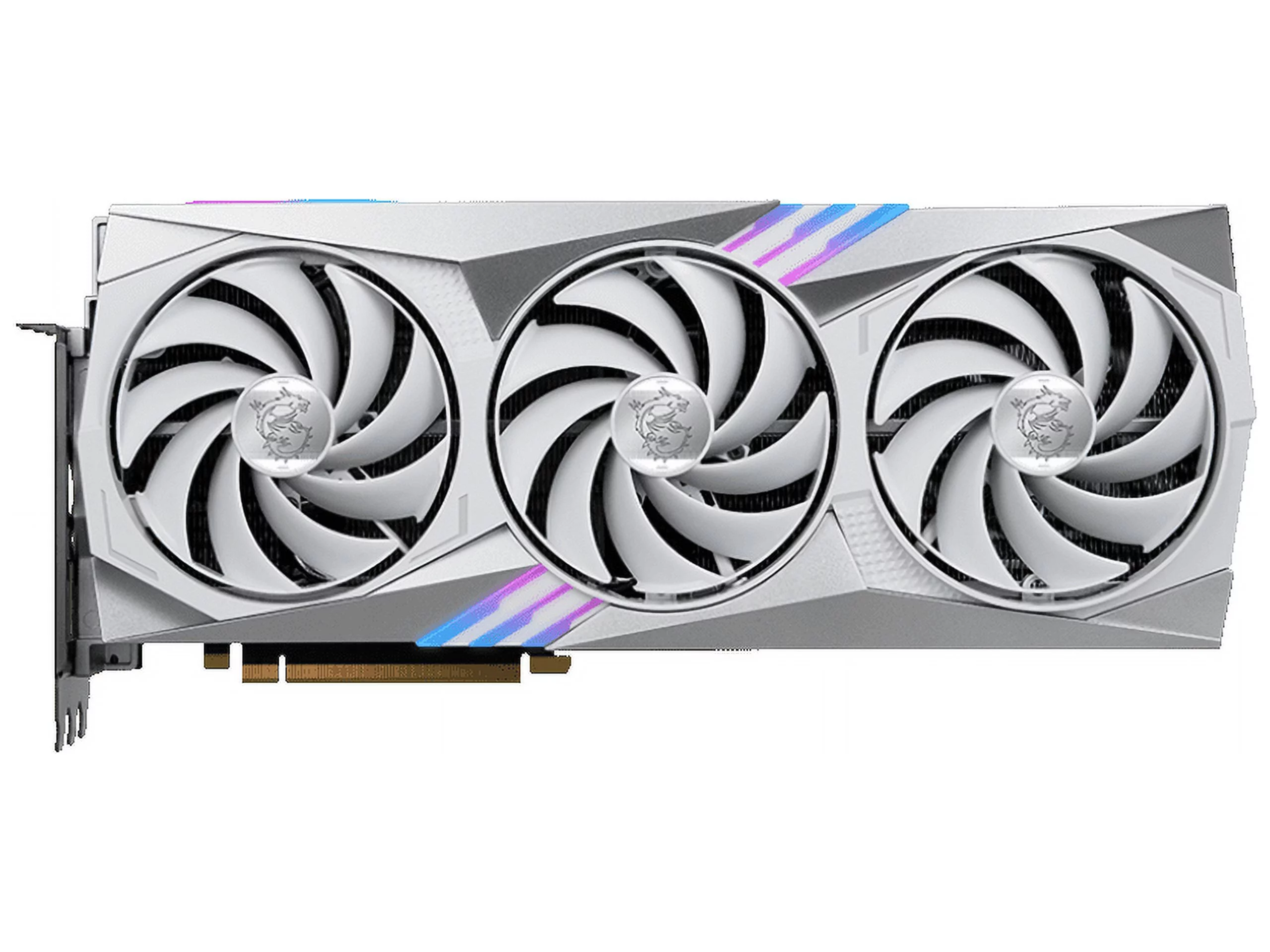 MSI Gaming GeForce RTX 4070 Ti 12GB GDDR6X PCI Express 4.0 ATX Video Card RTX 4070 Ti GAMING TRIO WHITE 12G