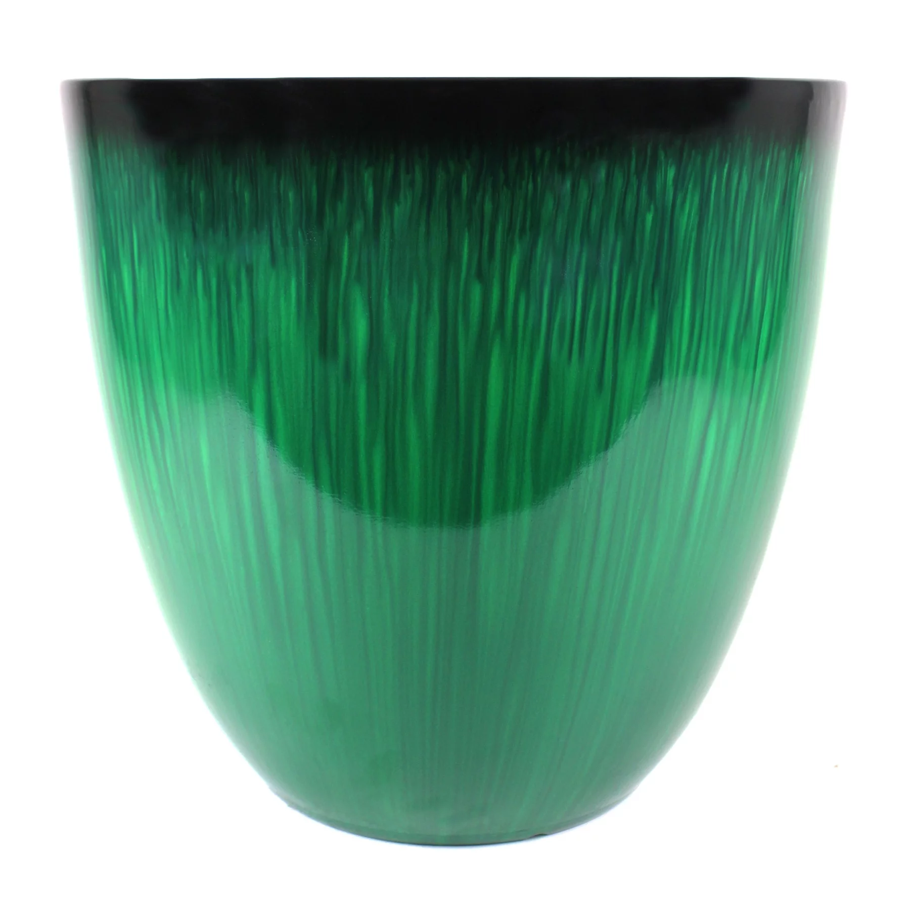 Gardener Select EPR18-205 Egg Planter Green Flower, 18 inch