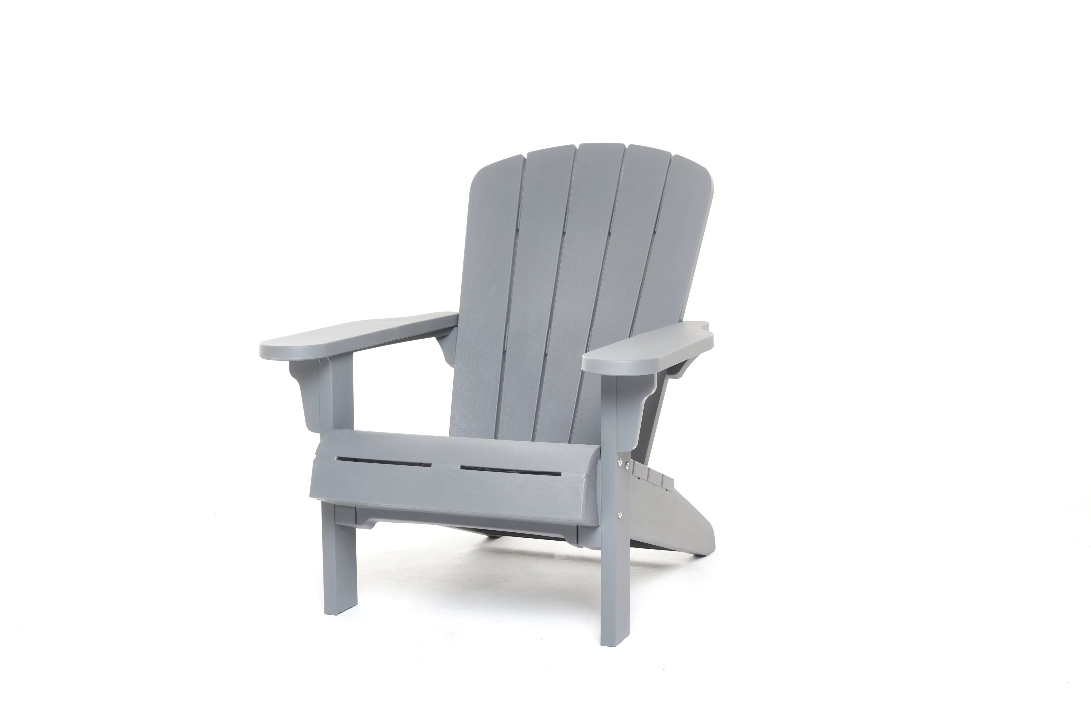 Keter Adirondack Chair, Resin Outdoor Furniture, Gray