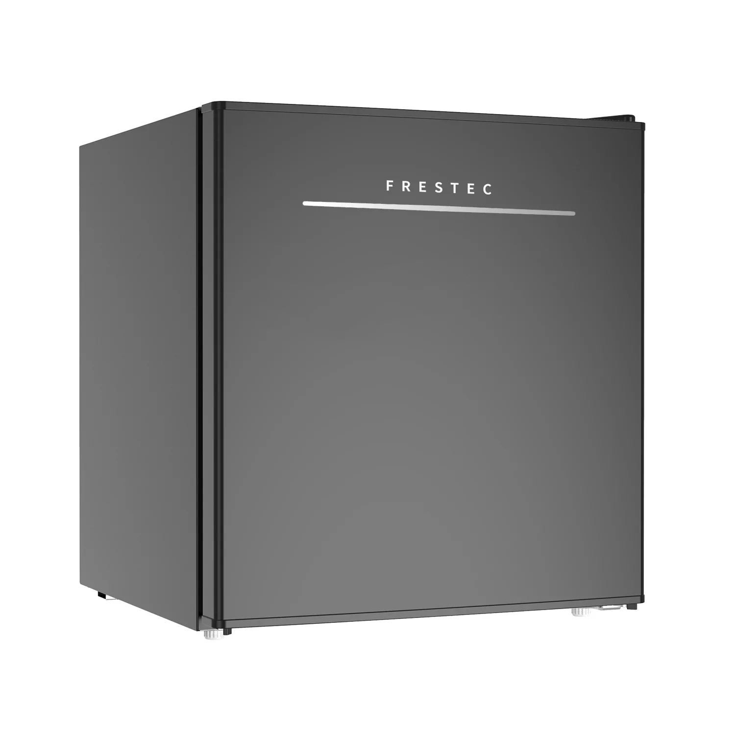 Mini Fridge with Freezer. 1.7 Cu.Ft Small Refrigerator, 6 Adjustable Thermostat Control, One-Touch Defrost, Reversible Doors Design, Dorm/Office/Home Refrigerator, Black
