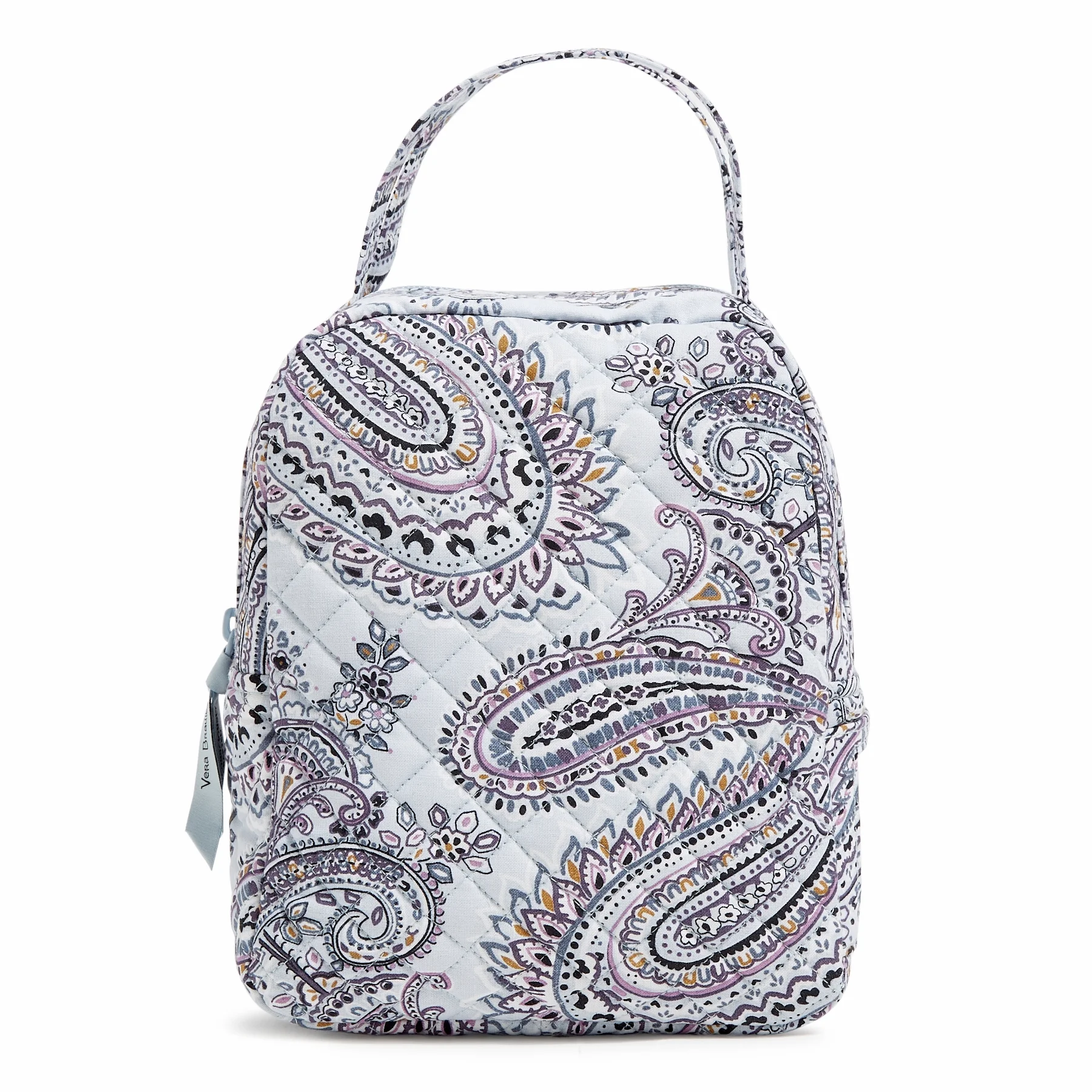 Vera Bradley Women's Cotton Lunch Bunch Bag Soft Sky Paisley