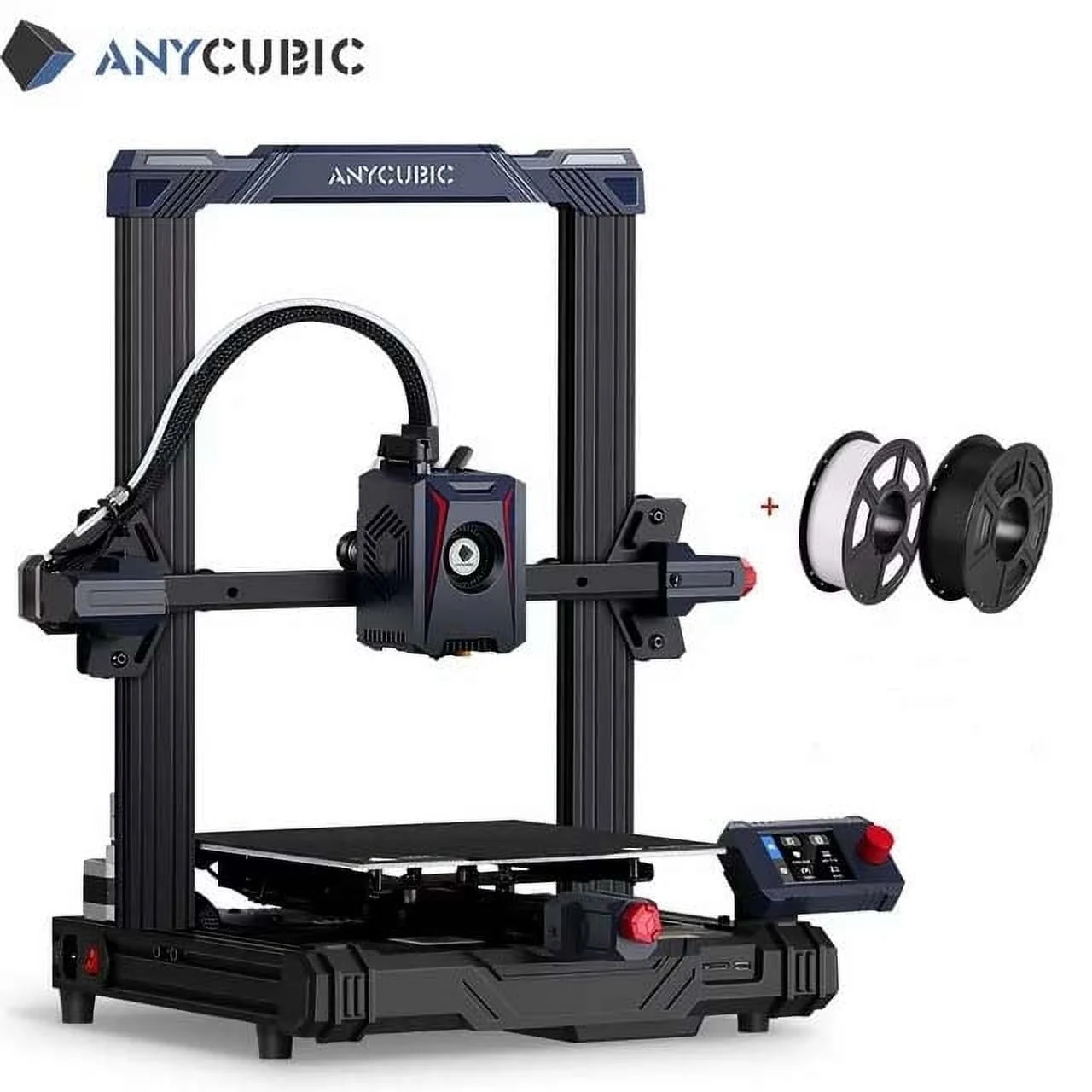 ANYCUBIC Kobra 2 Neo 3D Printer, Upgraded 250mm/s Faster Printing Speed and ANYCUBIC 2KG PLA 3D Printer Filament(Color Random)