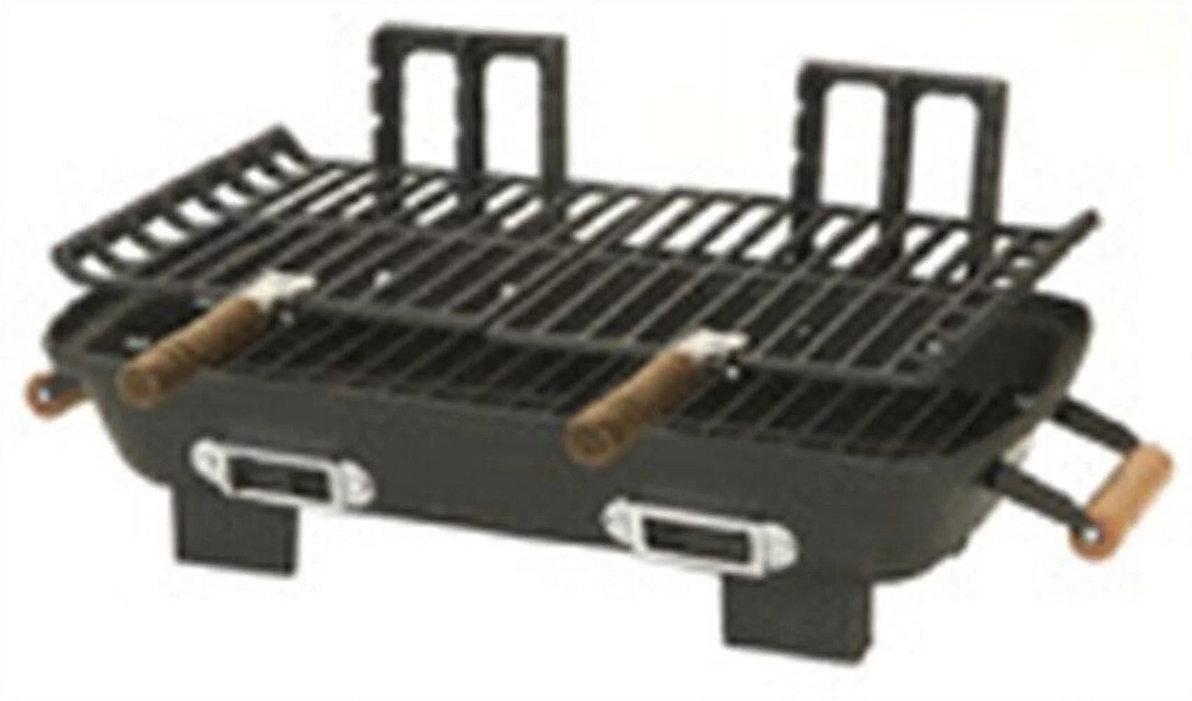 Marsh Allen 30052 Black Cast Iron Charcoal Hibachi Grill 10 x 18 in.