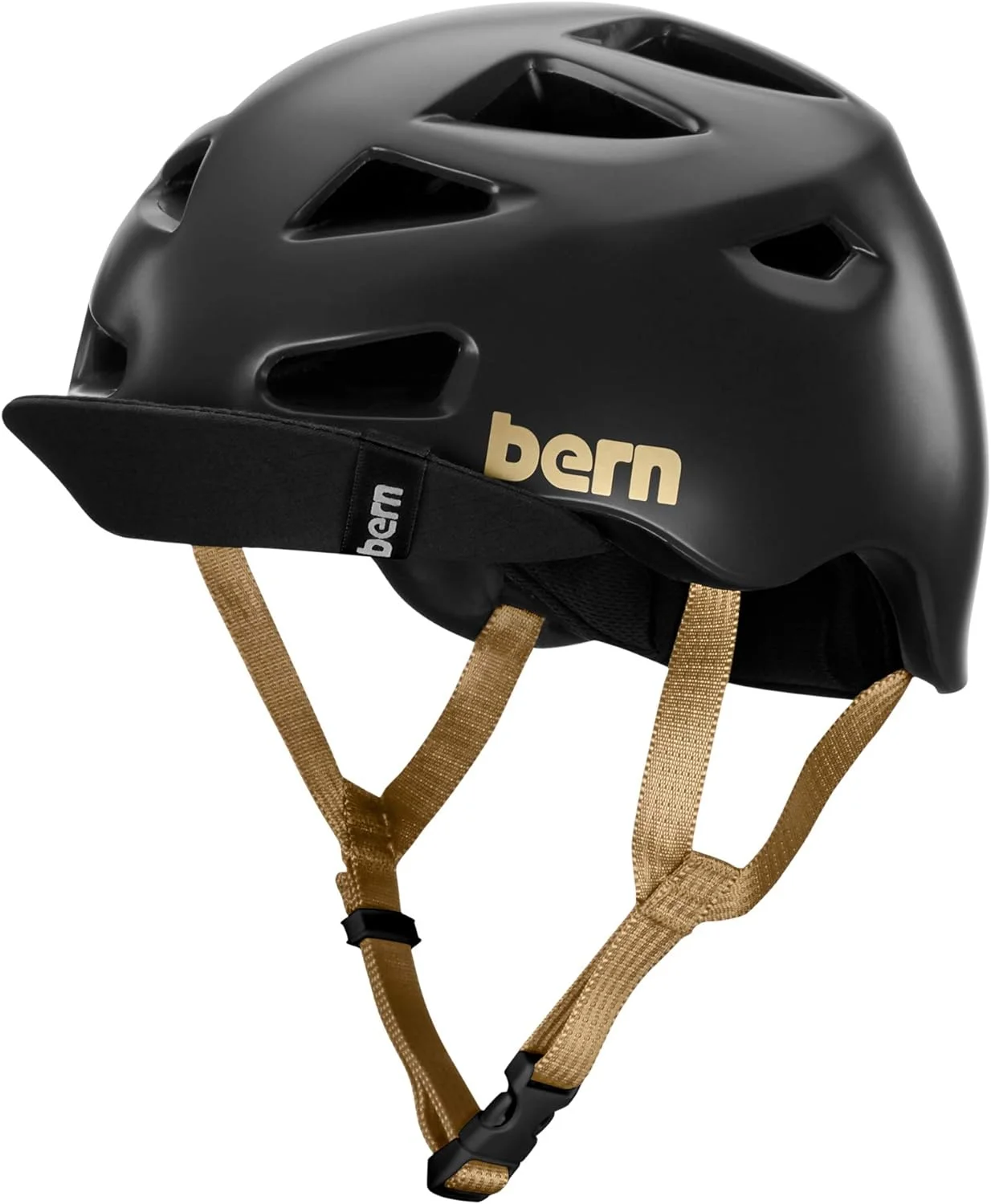BERN, Melrose Helmet with Flip Visor, Satin Black, Small (Women Bike)
