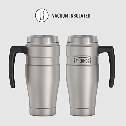 THERMOS Stainless King Vacuum-Insulated Travel Mug, 16 Ounce, Midnight Blue
