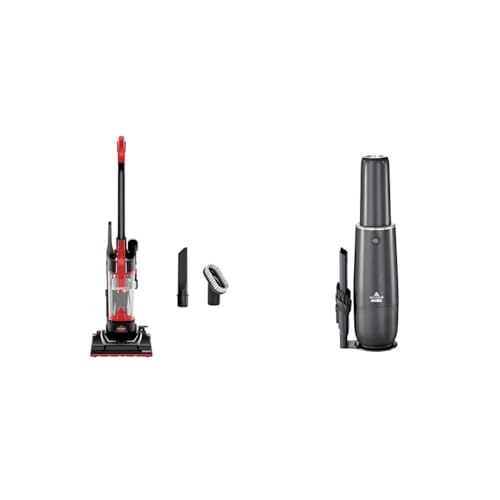 Bissell CleanView Compact Upright Vacuum, Fits in Dorm Rooms & Apartments, Lightweight with Powerful Suction and Removable Extension Wand, 3508