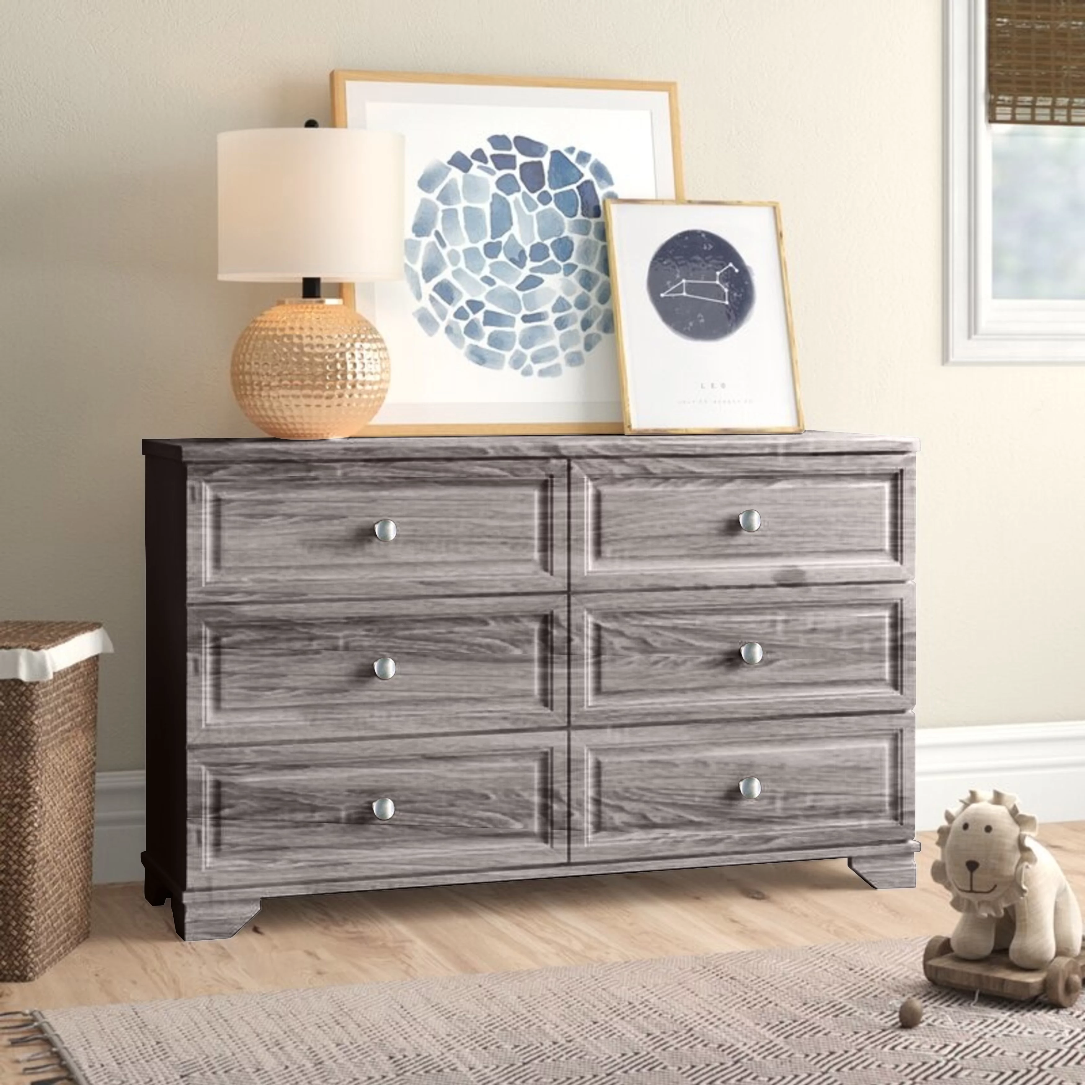 Belle Isle Furniture South Lake 6 Drawer Double Dresser