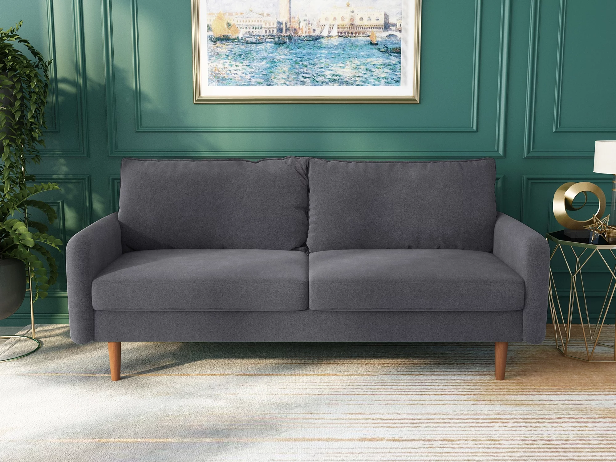 Koby Home Sectional Sofa Sleeper Couch 3-Seater Sofas 70