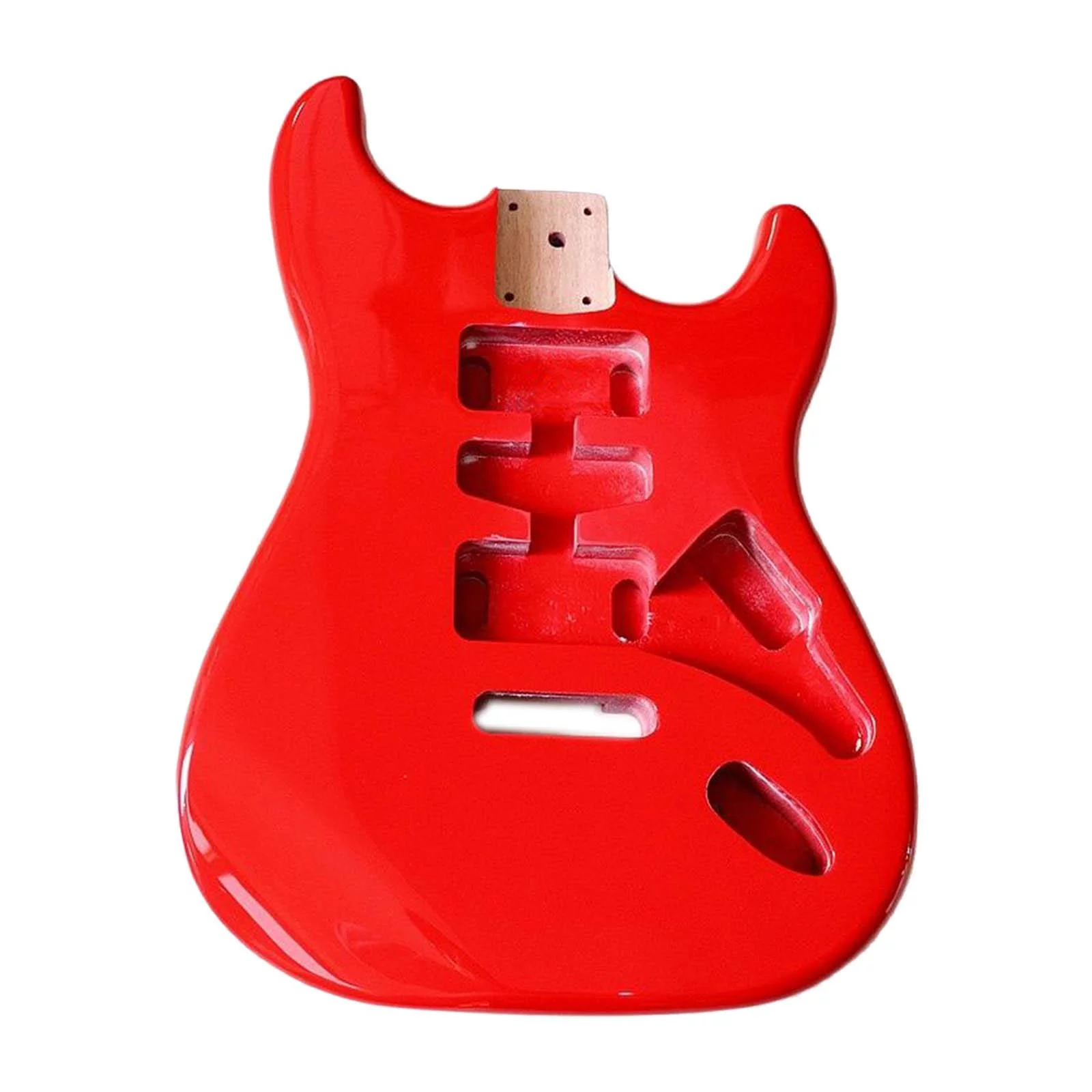 Guitar Body Guitar Poplar Wood Guitar Accessory Unfinished Guitar Barrel F