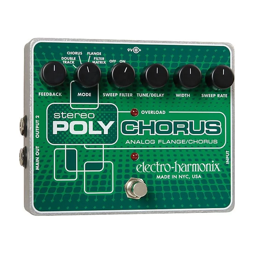 Electro-Harmonix Stereo Polychorus Analog Chorus/Flanger/Slapback Echo