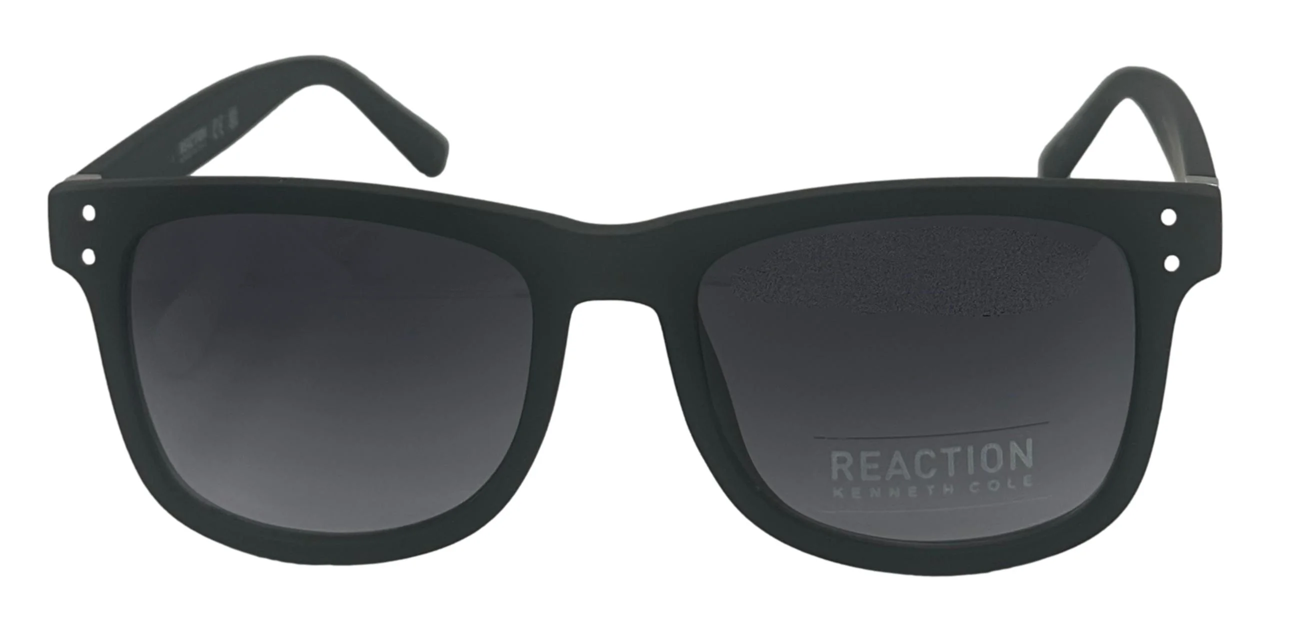Kenneth Cole Reaction Mens Rectangle Matte Black Sunglass KC1401 2B