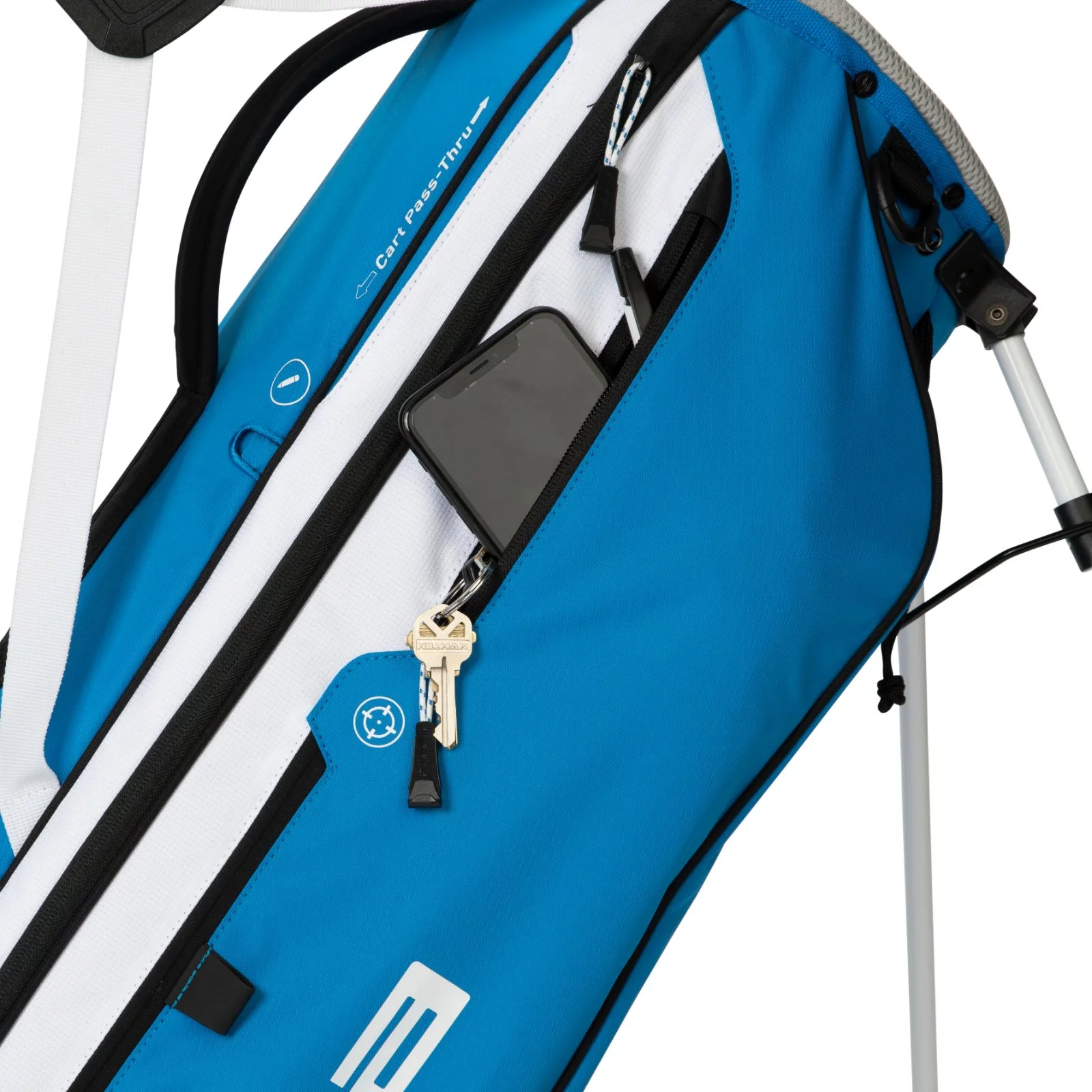 Cobra Ultralight Pro Golf Stand Club Bag, Electric Blue and White