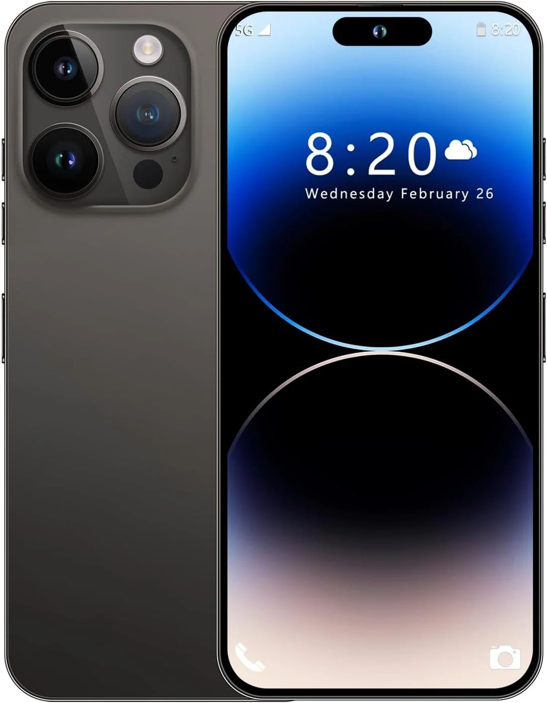 J15 Pro Max 5G Unlocked Smartphone,3GB+64GB, for Android 13, 6.8