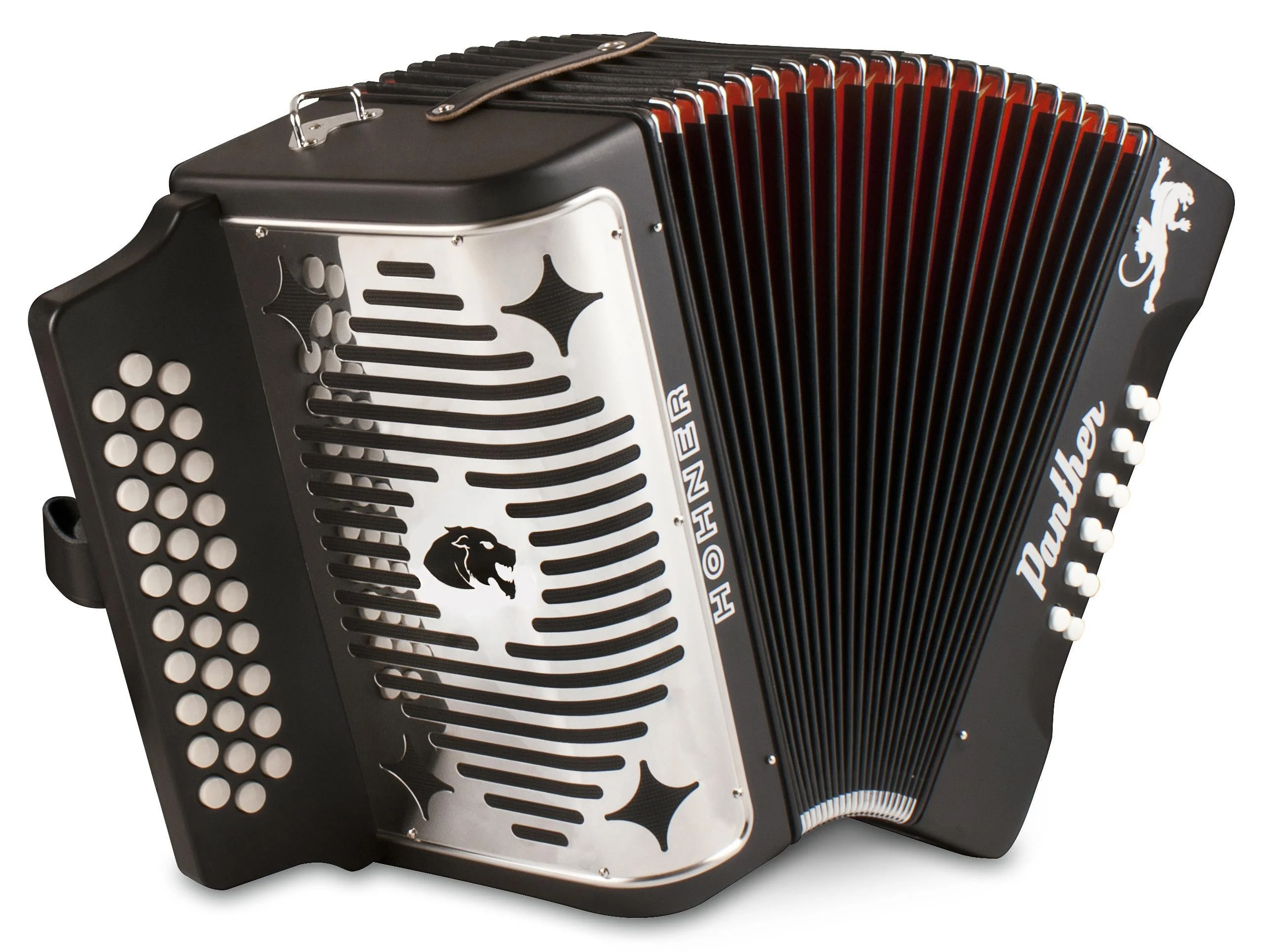 Panther 3100FB Diatonic Accordion, F-Bb-Eb