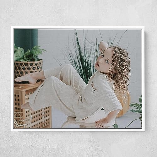 Personalized Custom Canvas Prints: Photo On Canvas (Framed 11X14) Transform Your Photos into Stunning Framed Wall Art Digitally Printed Photo To Canvas Ideal for Home Decor Gifts Keepsakes