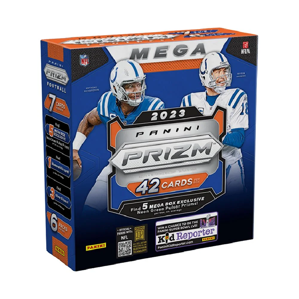 2023 Panini Prizm Football Mega Box Trading Cards