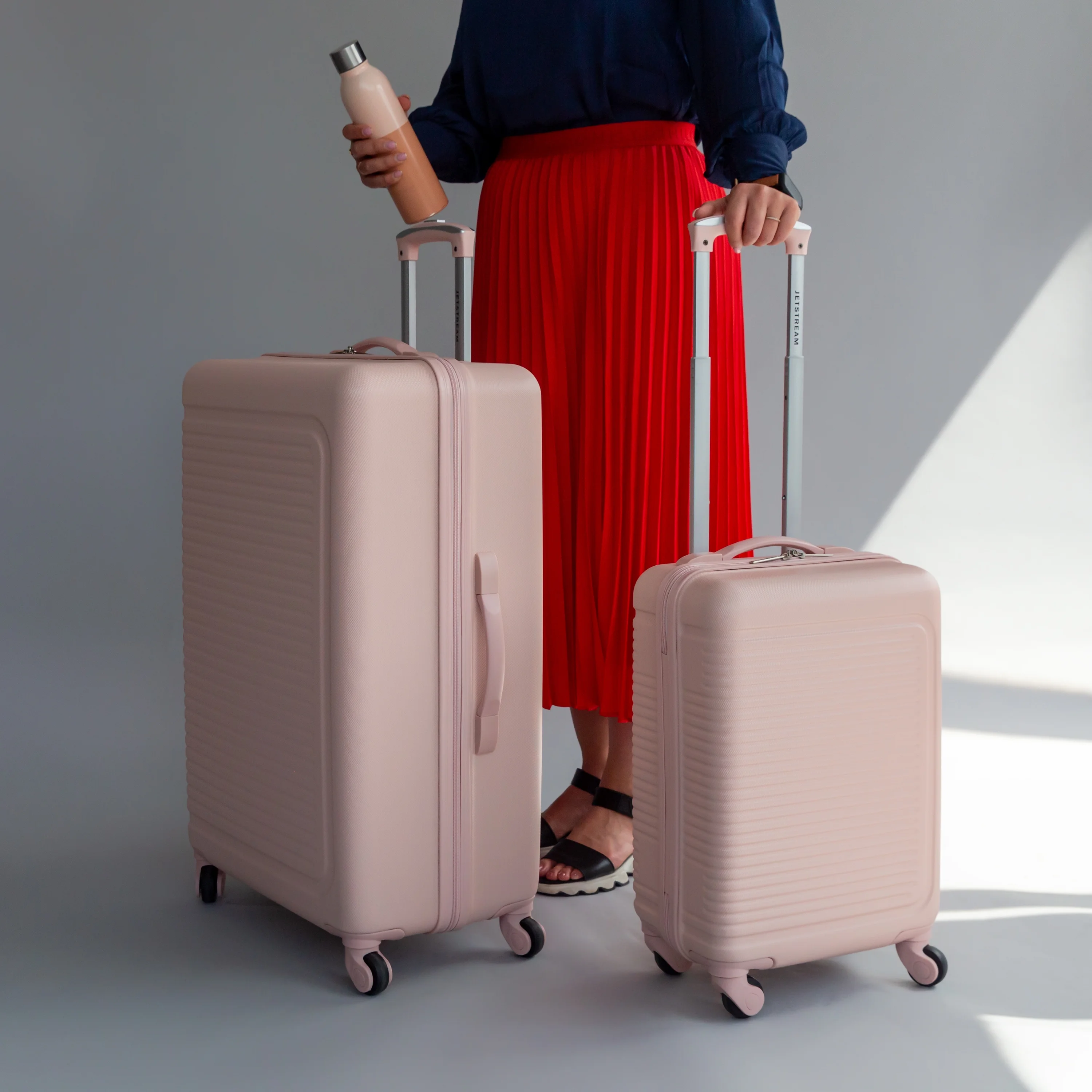 JETSTREAM 5pc Hardside Rolling Spinner Upright Set, 20