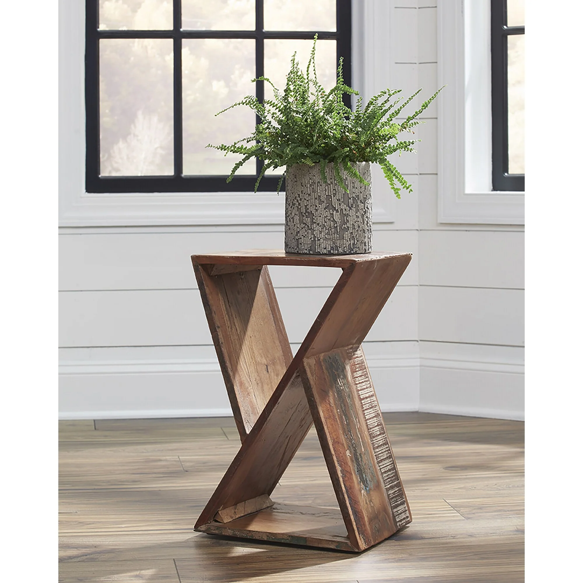 Taos Recycled Wood Accent Table