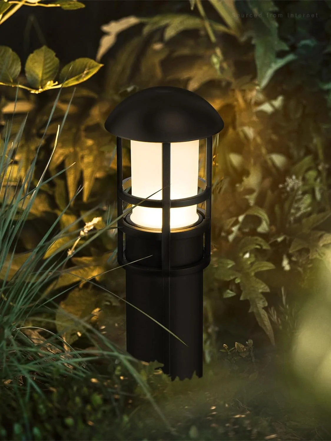 YINCHEN 12-Pack Low Voltage Landscape Pathway Lights, 3W 12V AC/DC Landscape Lighting, Waterproof CRI90+ Pathway Lighting Wired for Yard Lawn, Bronze Aluminum Housing, ETL Listed, 3000K Warm White