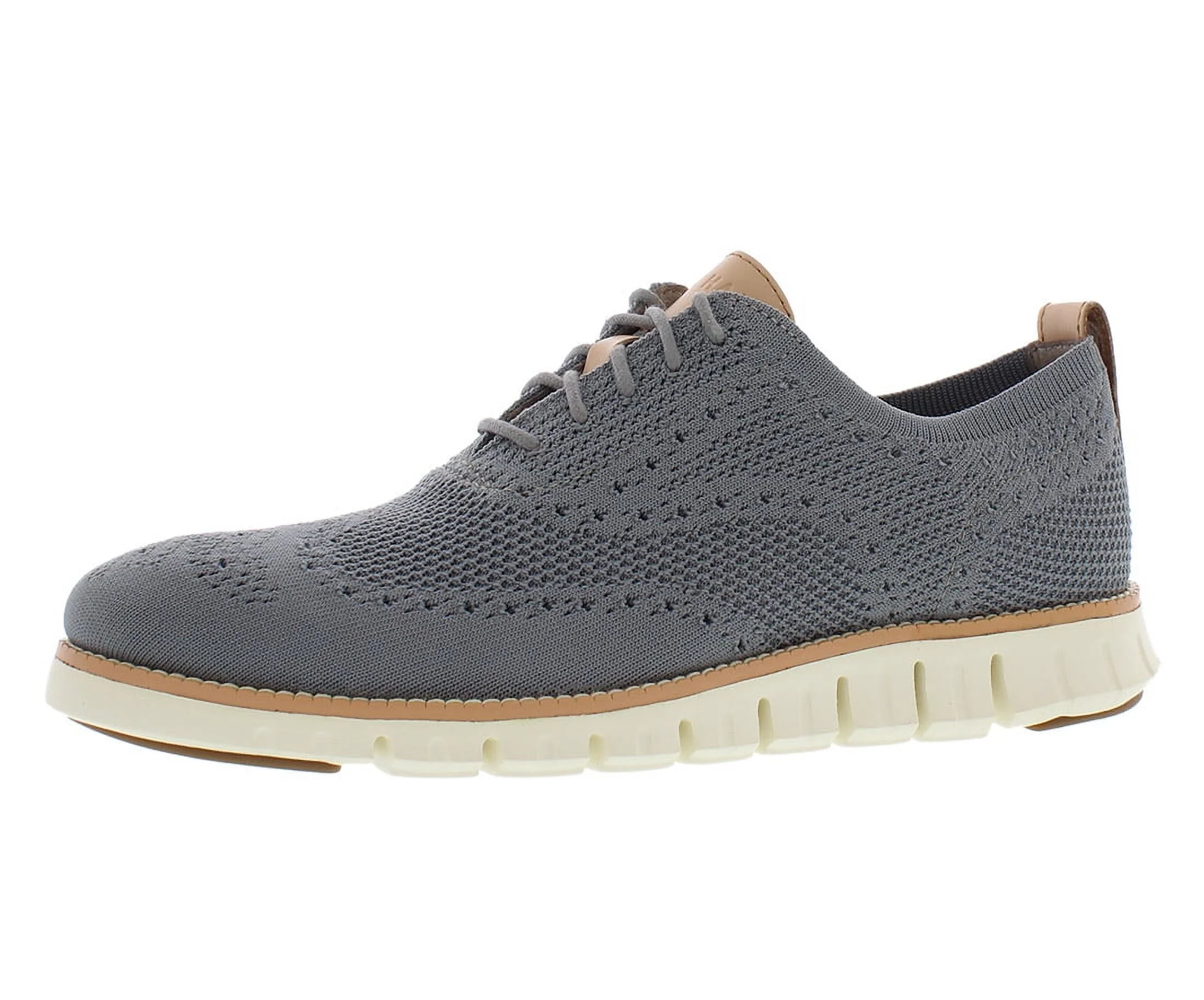 Cole Haan Zerogrand Wingtip Oxford Stitchlite Mens Shoes Size 9, Color: Irnstn Knit/Ivory
