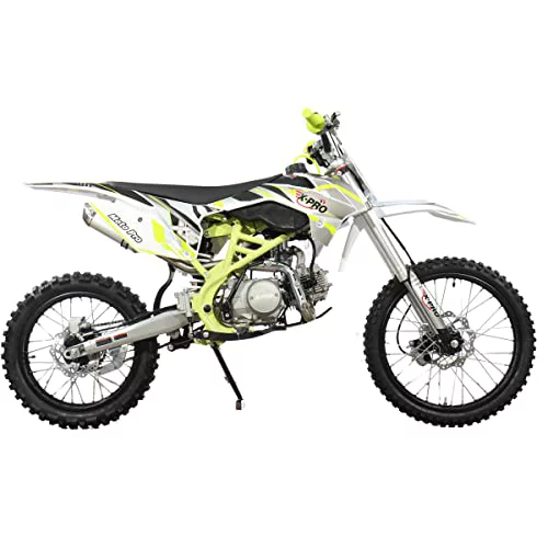 X-Pro Brand New 125cc Gas Pit Dirt Bike with 4 Manual Transmission, Kick Start, Big 19