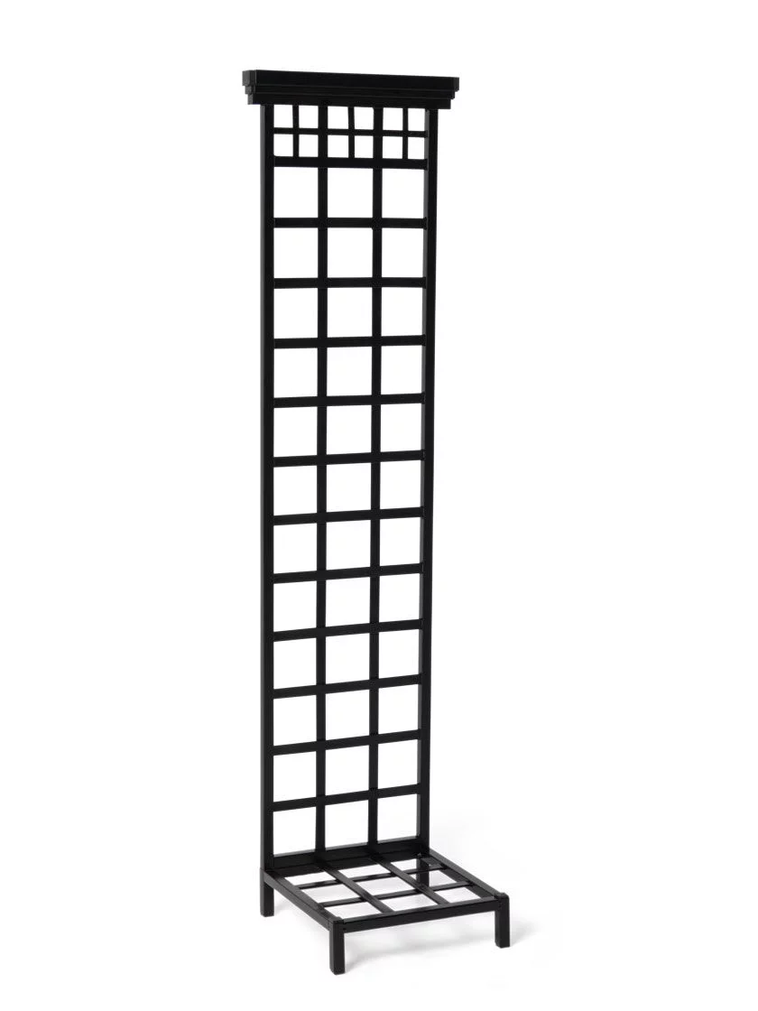 Mission-Style Planter Stand with Trellis