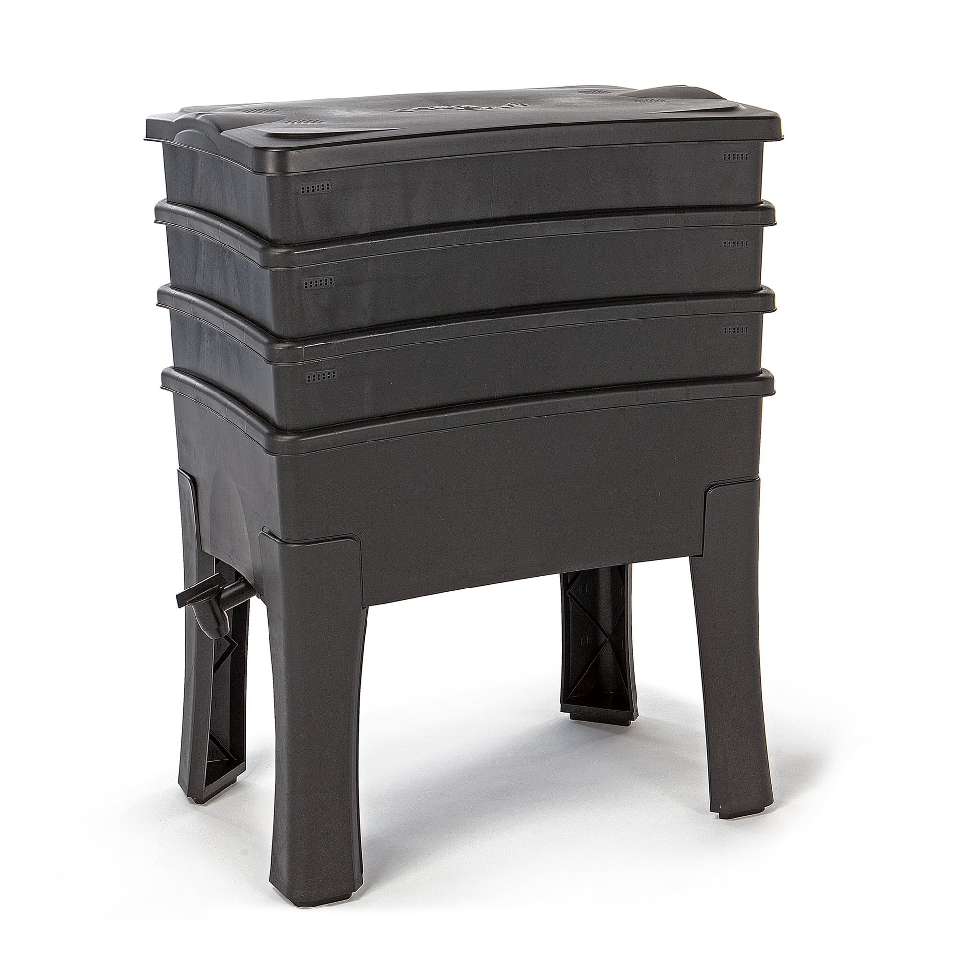 Tumbleweed Indoor Outdoor Worm Cafe Vermicomposter Waste Composting Bin