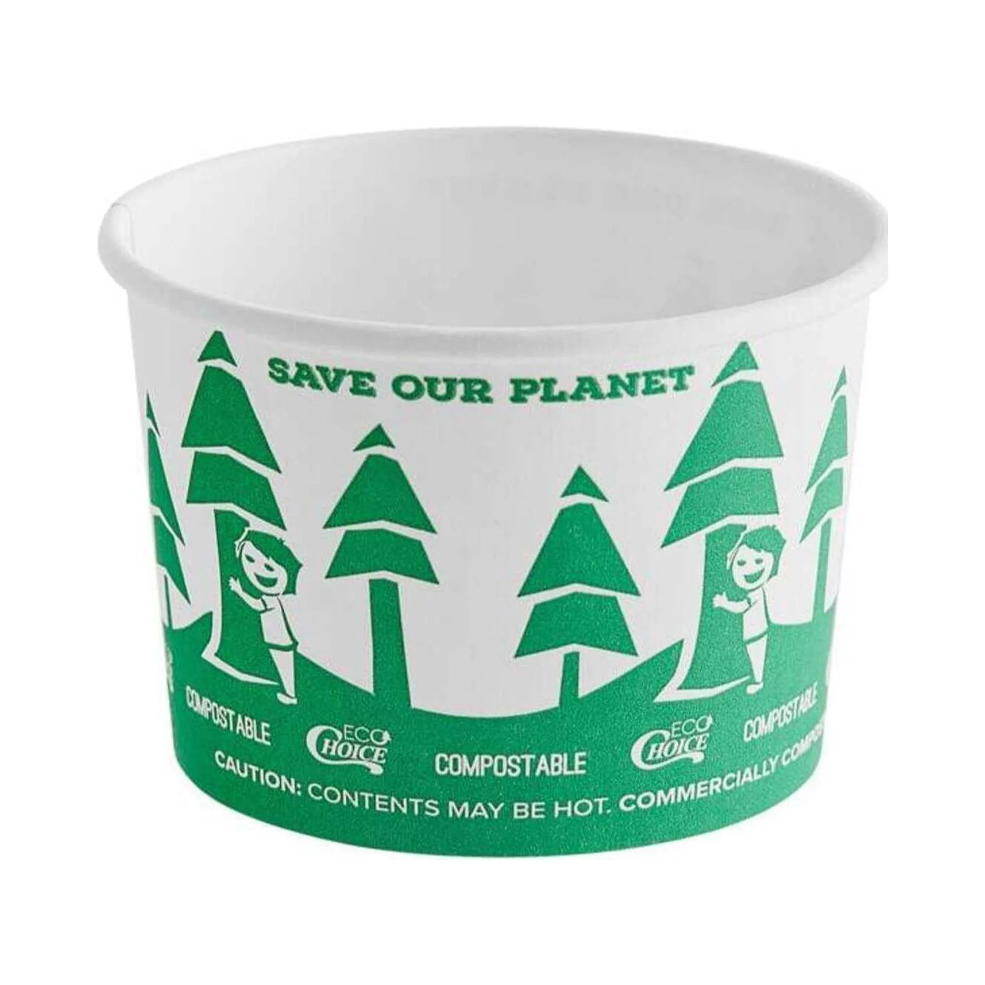 Cuisinart Mix It In Soft Serve Ice Cream Maker (White) w/Paper Cups Bundle