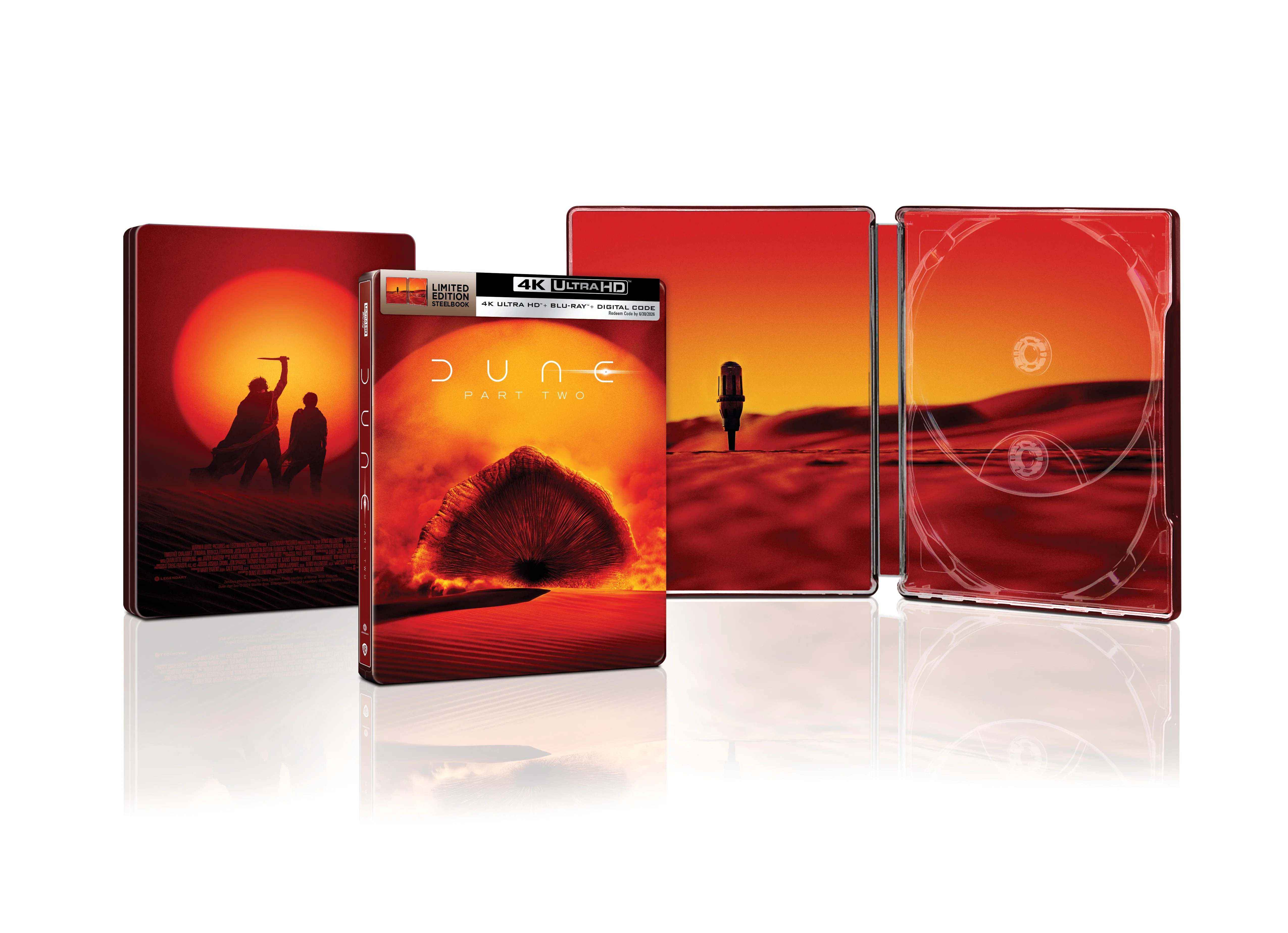 Dune: Part Two (Steelbook) (4K Ultra HD + Blu-Ray + Digital Copy)