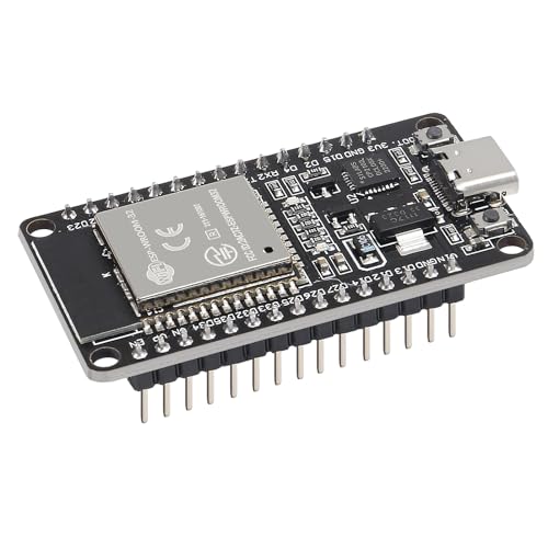ESP-WROOM-32 ESP32 ESP-32S Development Board 2.4GHz Dual-Mode WiFi + Bluetooth Dual Cores Microcontroller Processor Integrated with Antenna RF AMP Filter AP STA Compatible with Arduino IDE (3PCS)