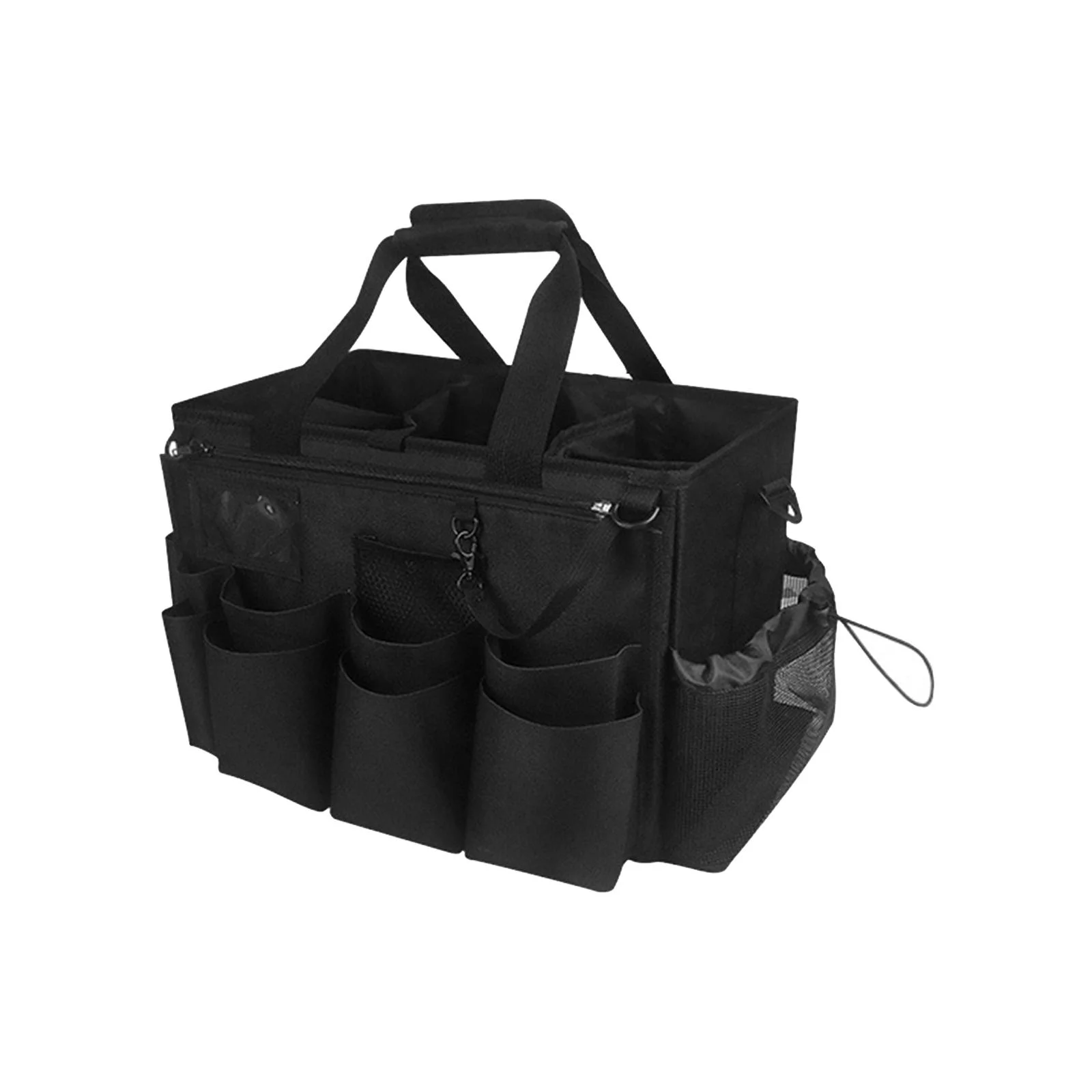 Cleaning Bag, Wearable Cleaning Supply Organizer, with Apron, Portable Storage Multipurpose Cleaning Supply Tote for Cleaning, Car Washing Farm