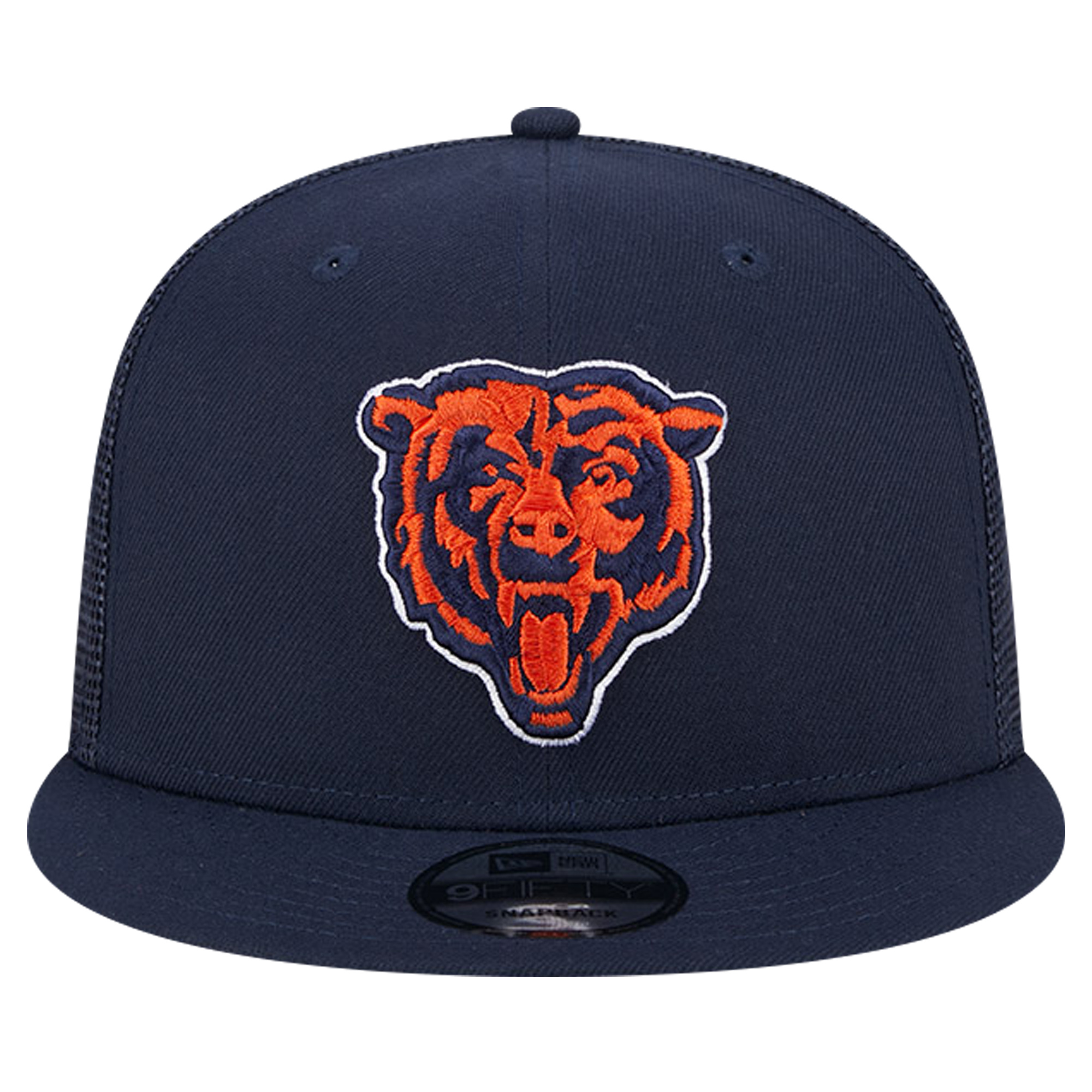 Men's New Era Navy Chicago Bears Main Trucker 9FIFTY Snapback Hat