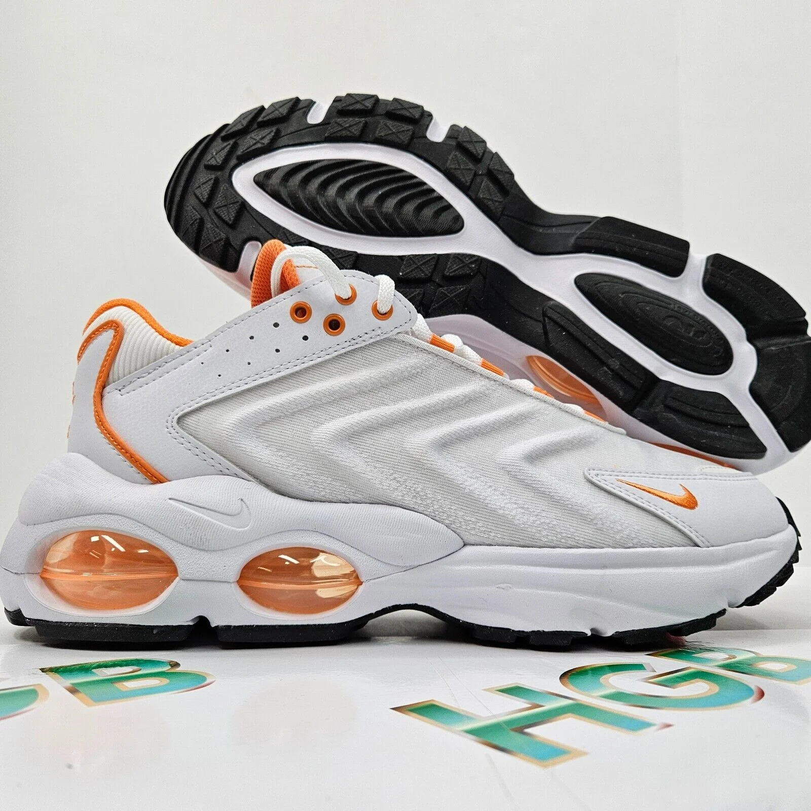 Nike Air Max TW NN Men's White Orange Basketball Sneaker FJ4005100