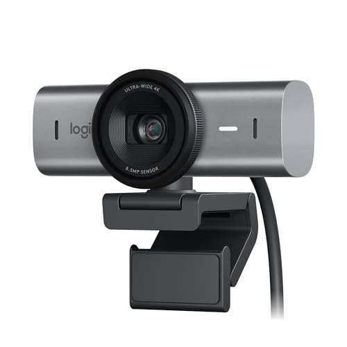 Logitech MX Brio Ultra HD 4K Collaboration and Streaming Webcam