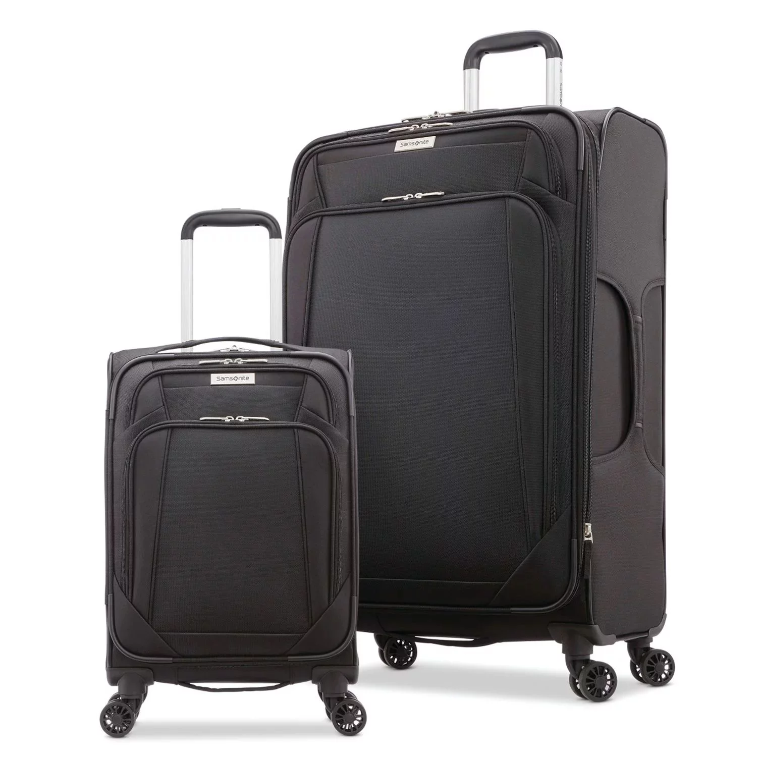 Samsonite Serene LTE Softside Spinner Luggage 2-Piece Set, Black