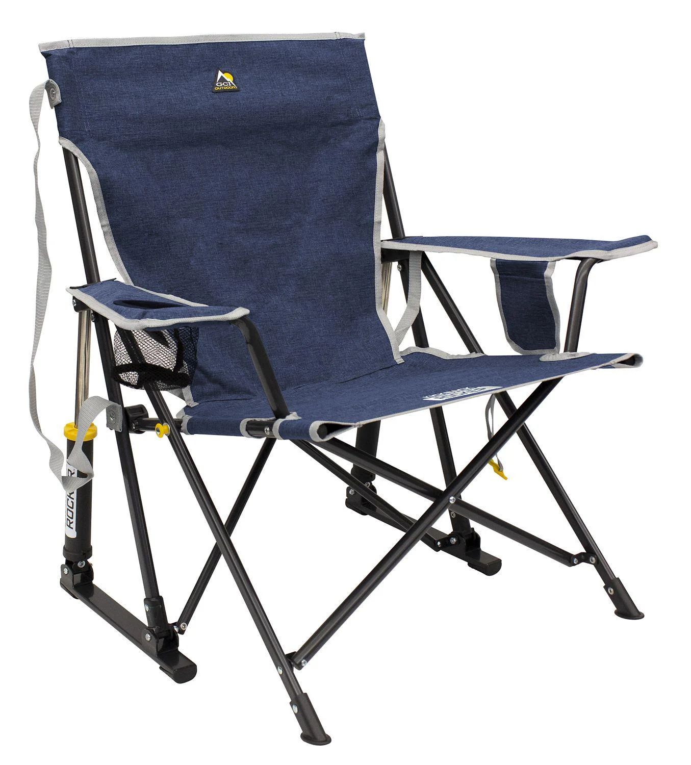GCI Outdoor Kickback Rocker Heathered Indigo, 410145-TRAC001
