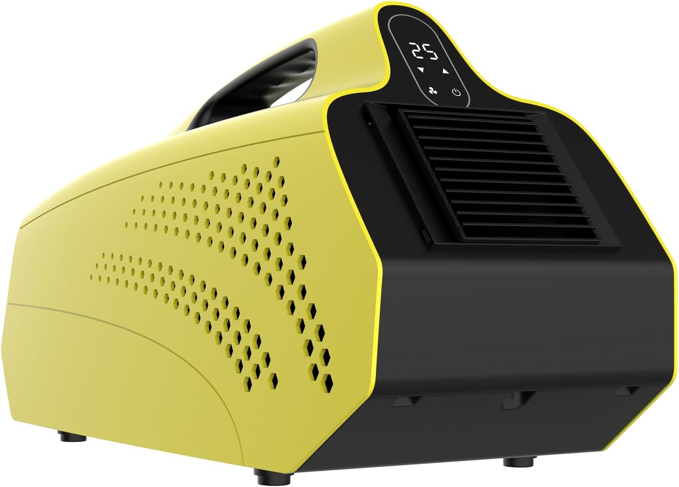 Tent Air Conditioner, 1,500 BTU Portable AC Unit with 3-Speed Fan for Room Outdoor Camping Van RV, Windowless and Dual Hoses, Small and Lightweight