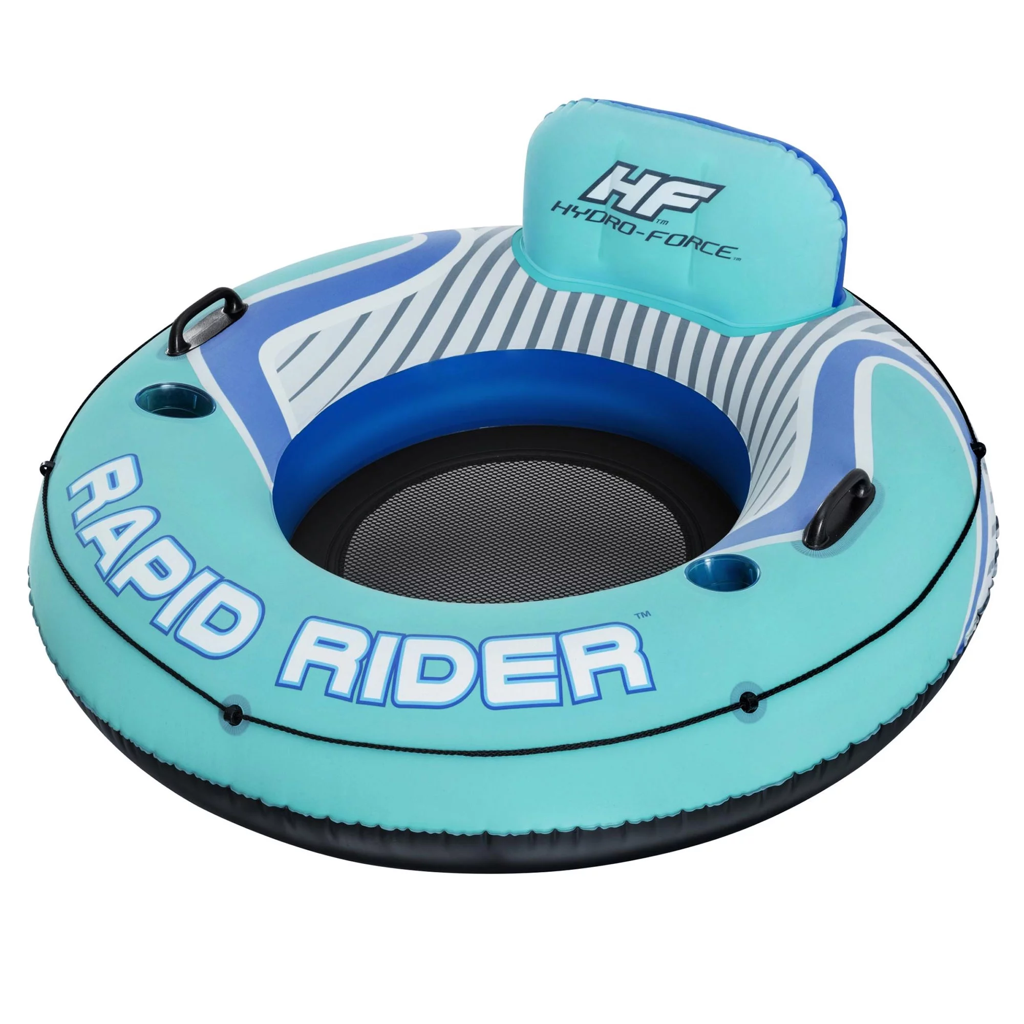 Bestway Hydro-Force Comfort Plush Rapid Rider Single River Tube, Blue