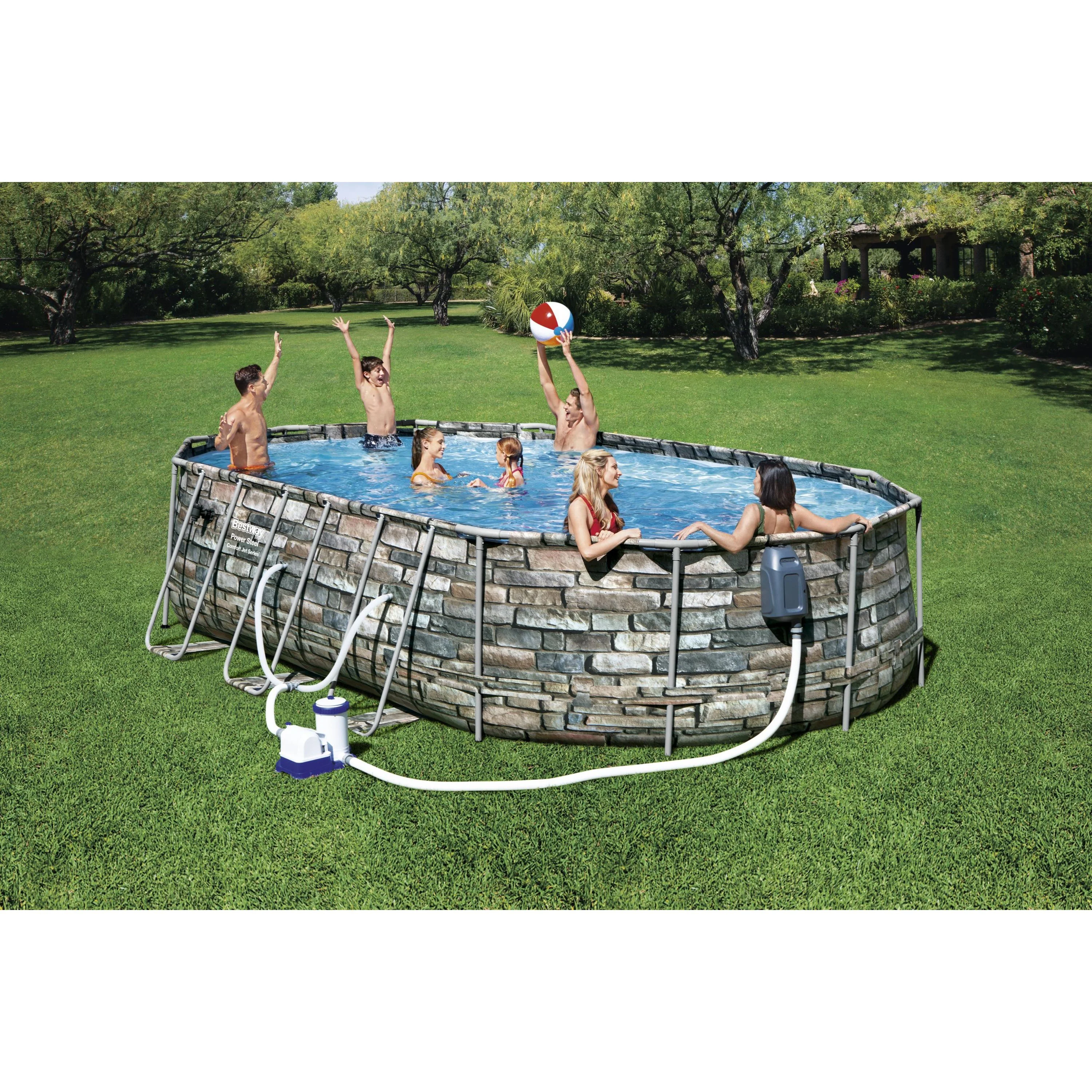 Bestway - Power Steel Comfort Jet Series 20' x 12' x 48