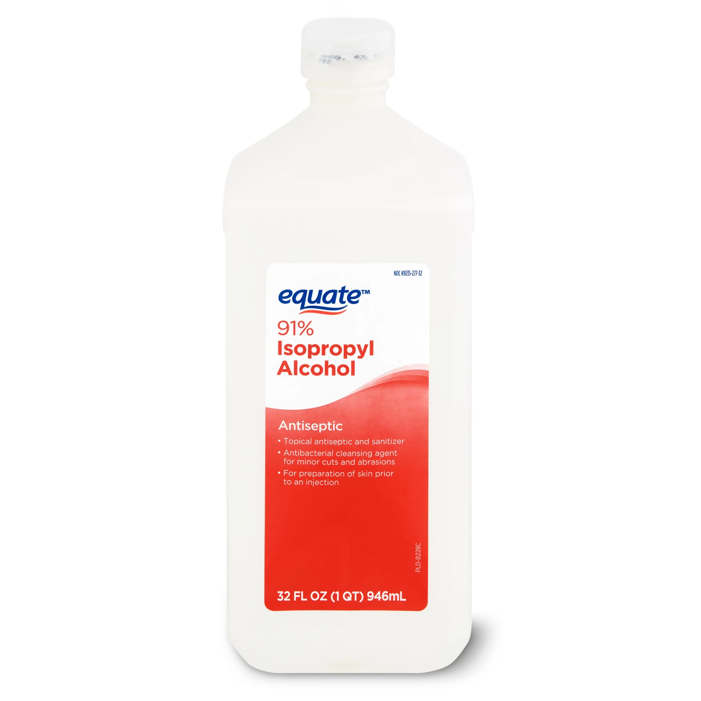 Equate Isopropyl Alcohol Antiseptic 91%, 32 oz