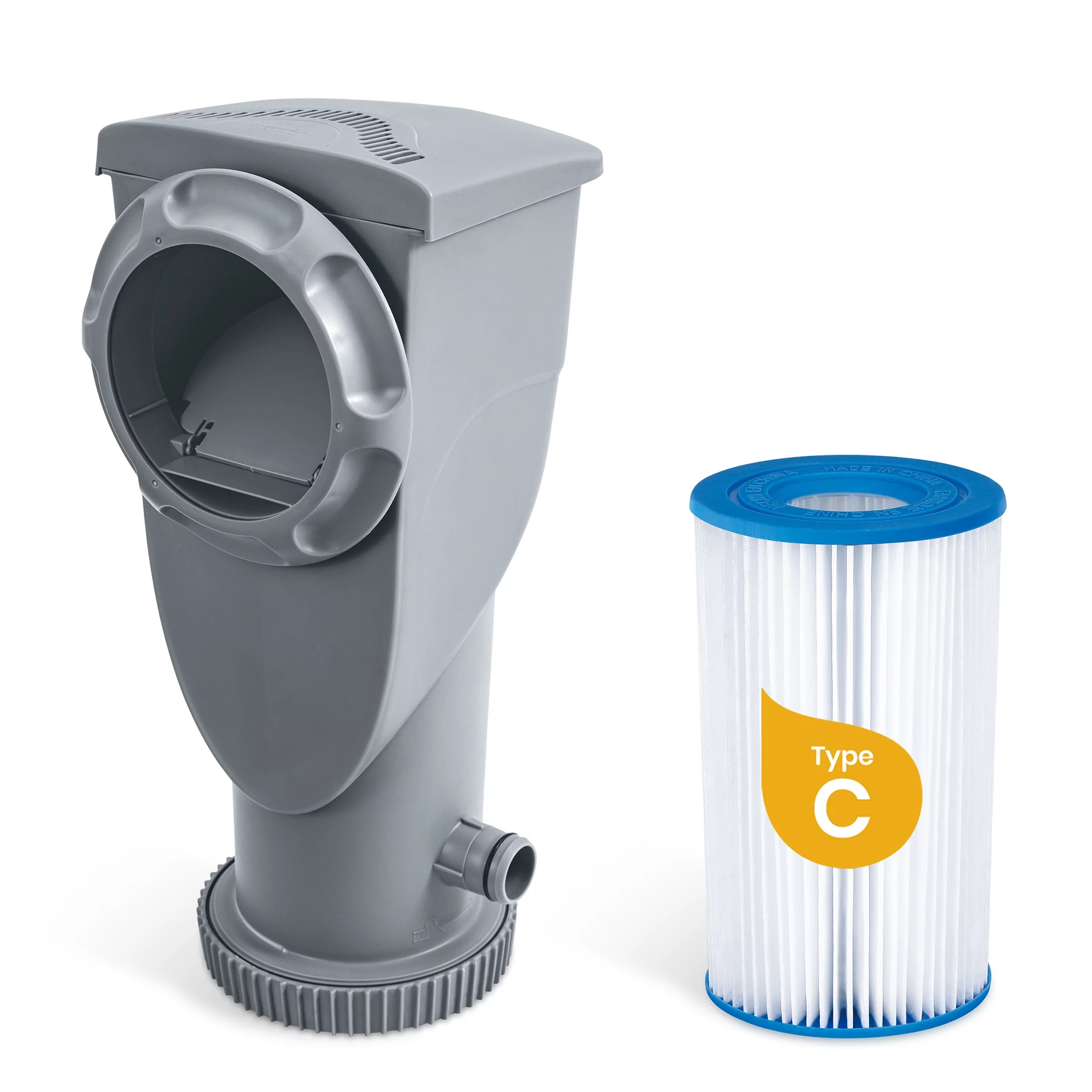 Funsicle 14 ft Oasis Round Above Ground Metal Frame Swimming Pool, Includes SkimmerPlus Pump, Age 6 & up